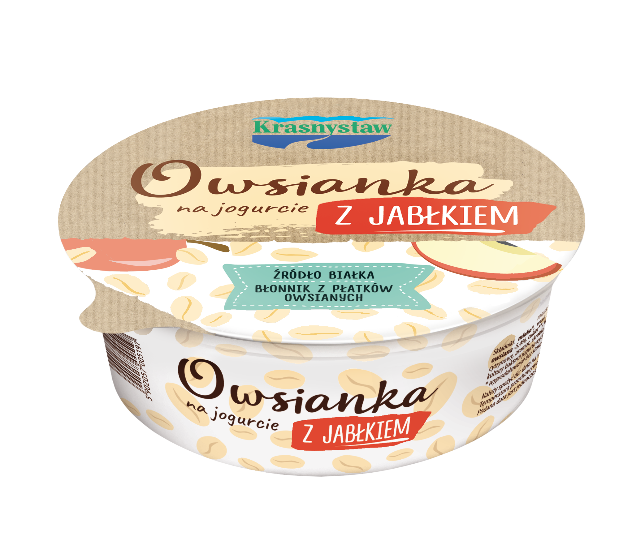 Krasnystaw Owsianka Na Jogurcie Z Jabłkiem 250 G