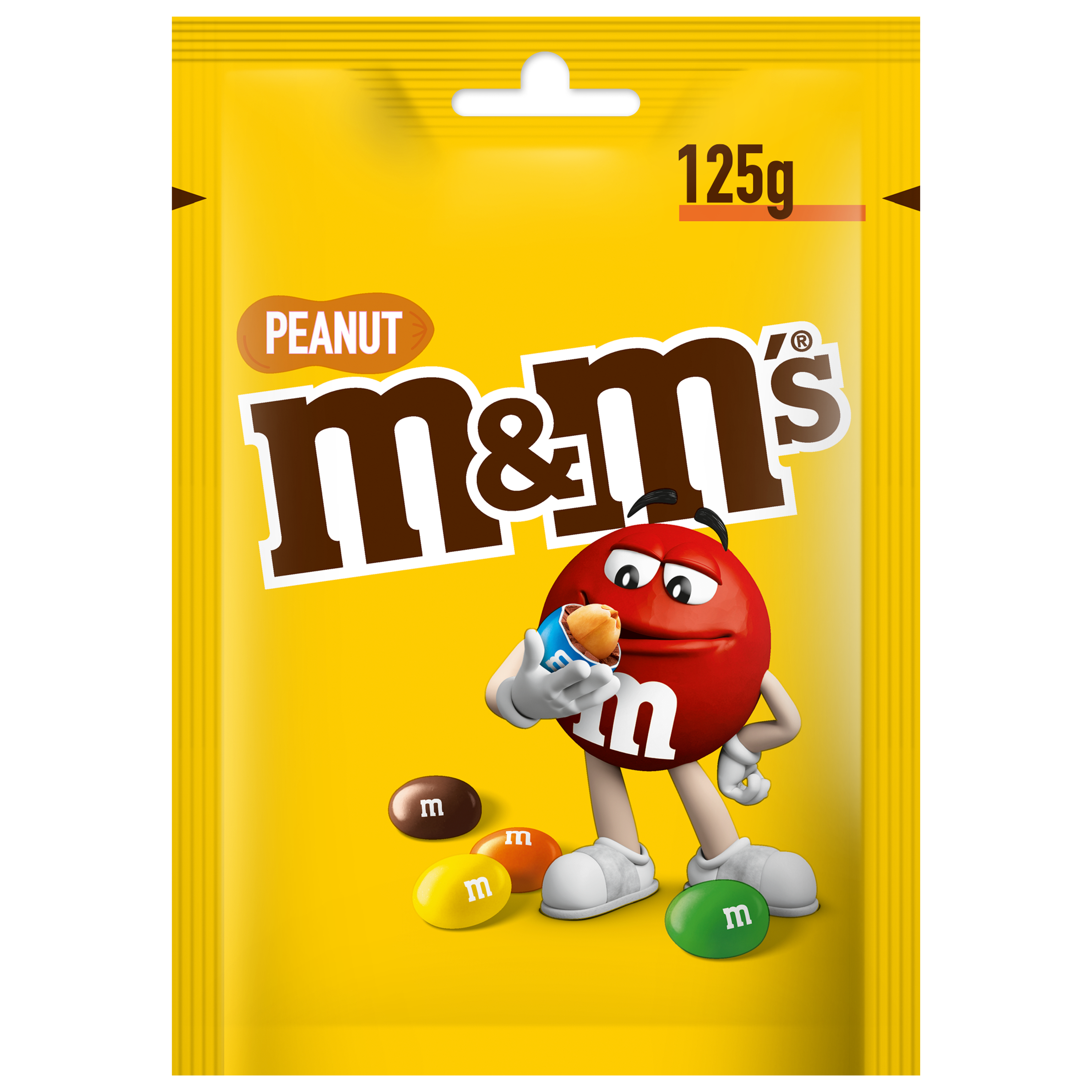 M&M'S Peanut Orzeszki Ziemne Oblane Czekoladą W Kolorowych Skorupkach 125 G