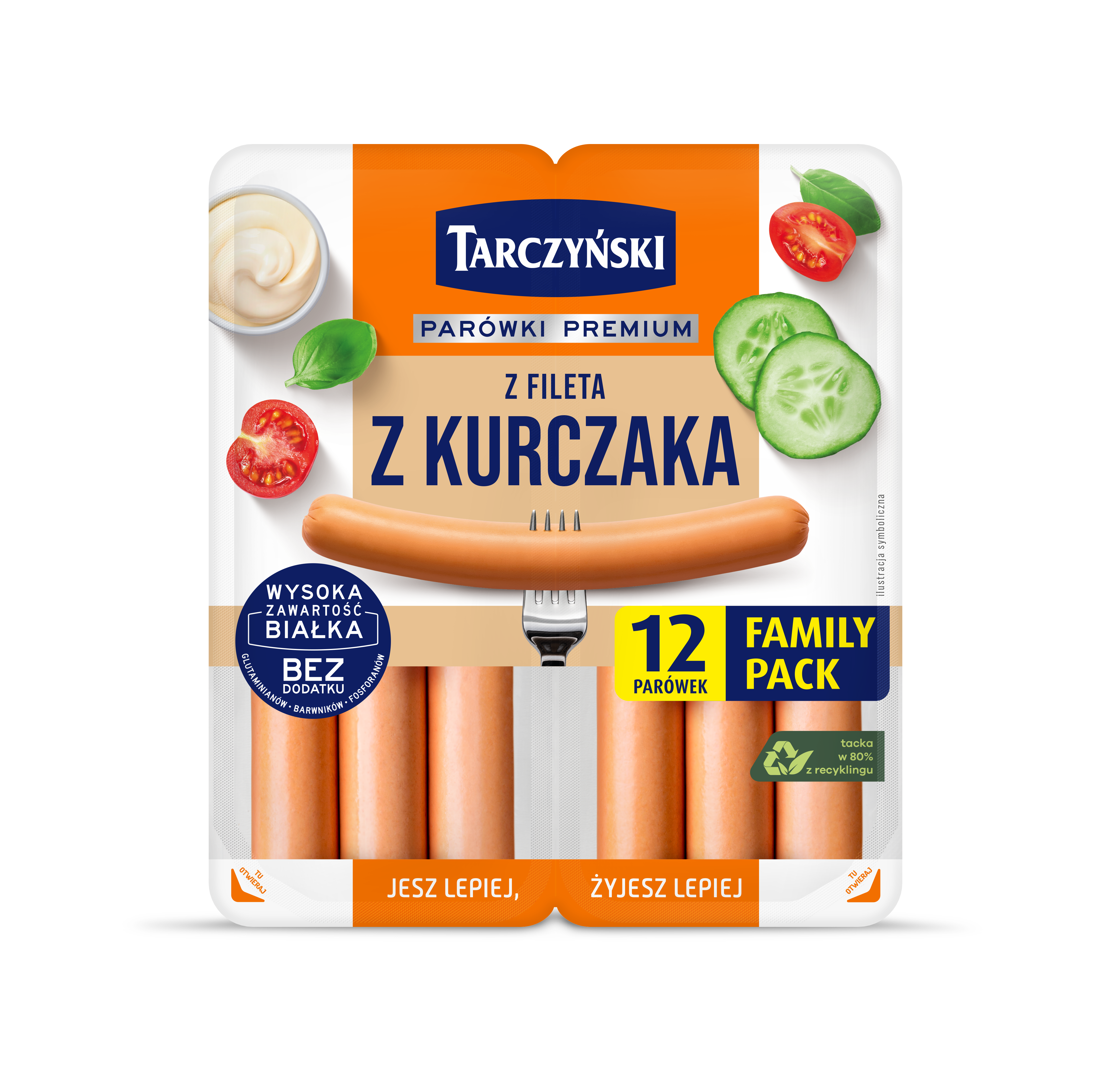 Parówki Z Fileta Z Kurczaka Family Pack 440G Tarczyński