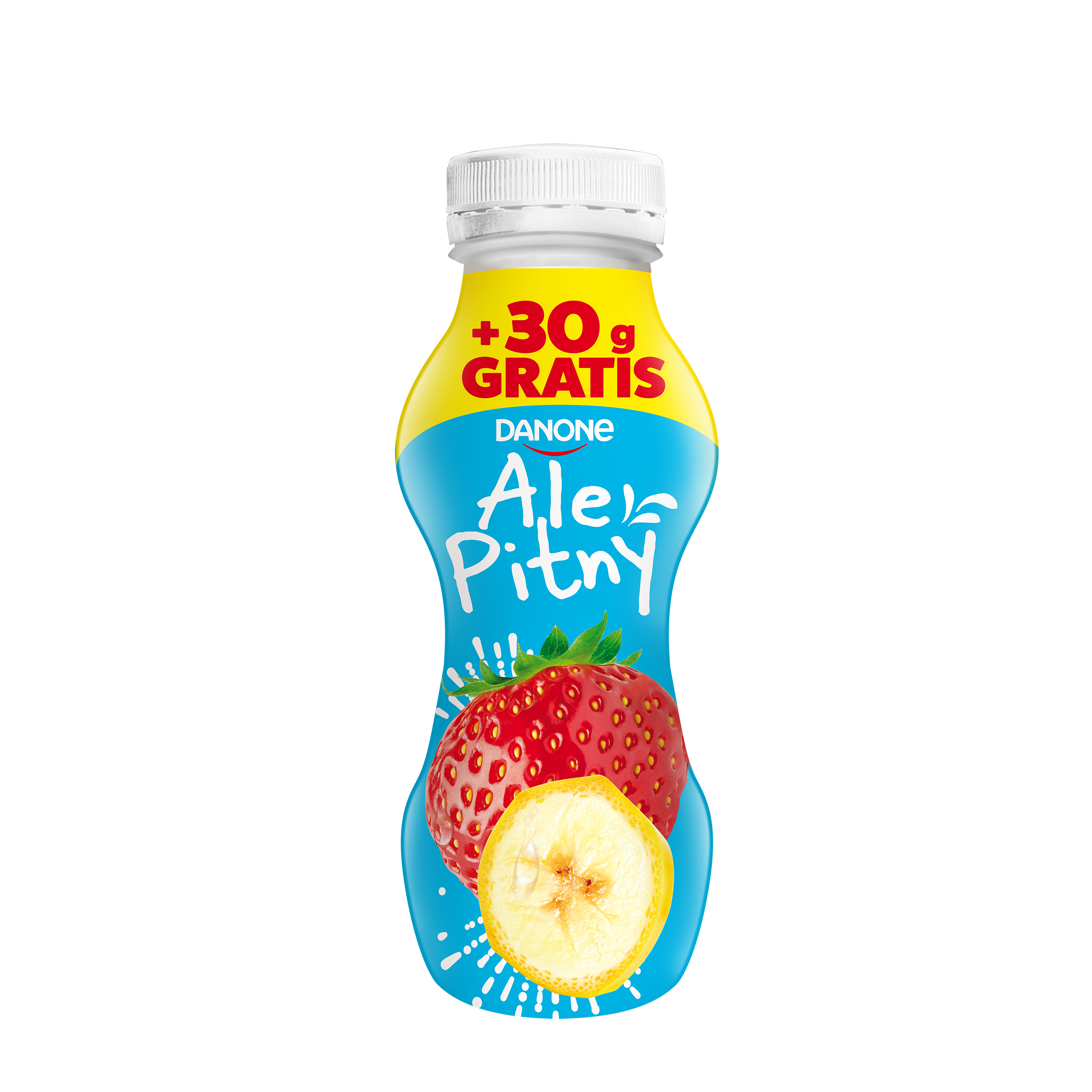 Danone Ale Pitny Truskawka - Banan 270G + 30G