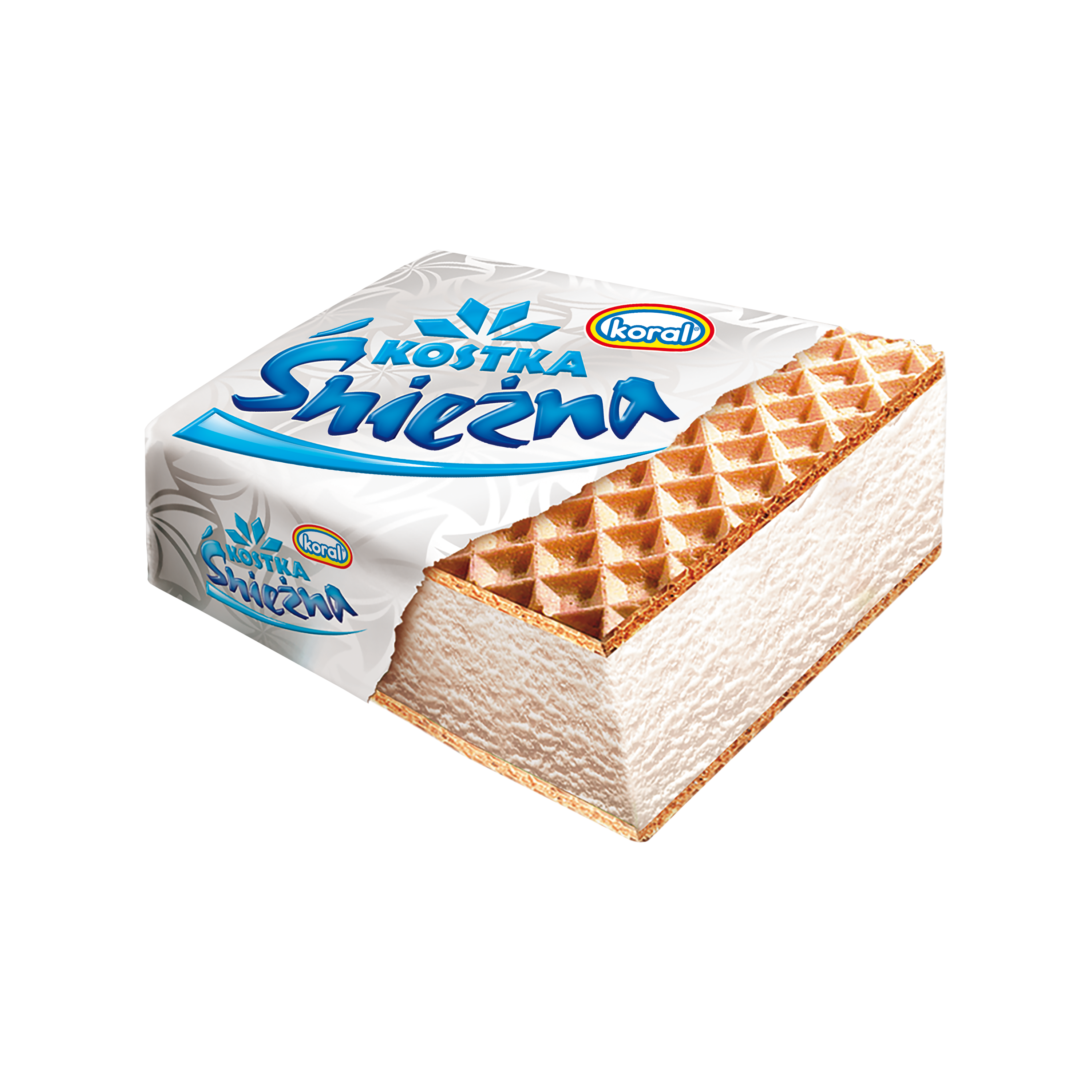 Koral Lody O Smaku Śmietankowym Kostka Śnieżna 180 Ml