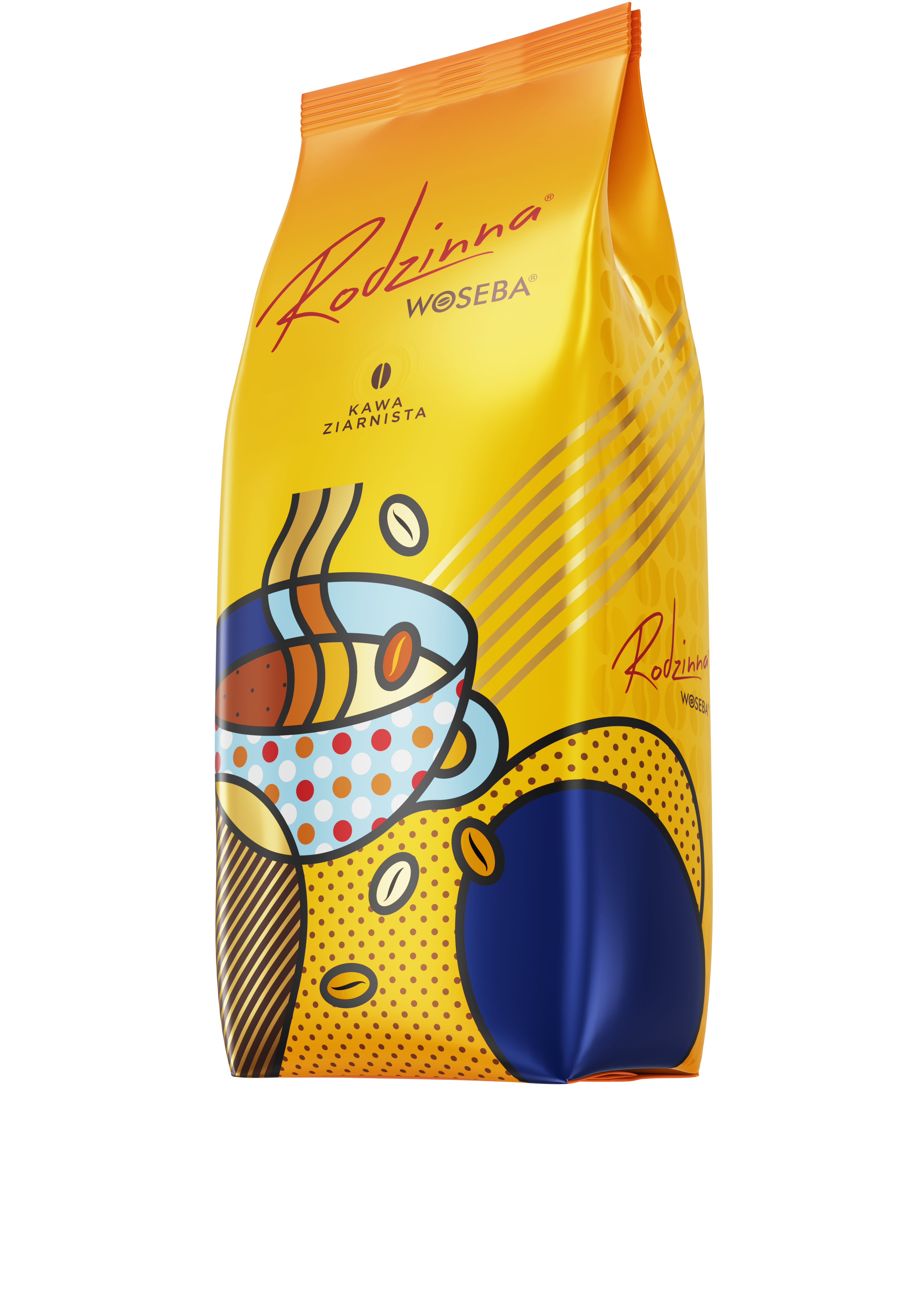 Woseba Rodzinna Kawa Palona Ziarnista 1 Kg