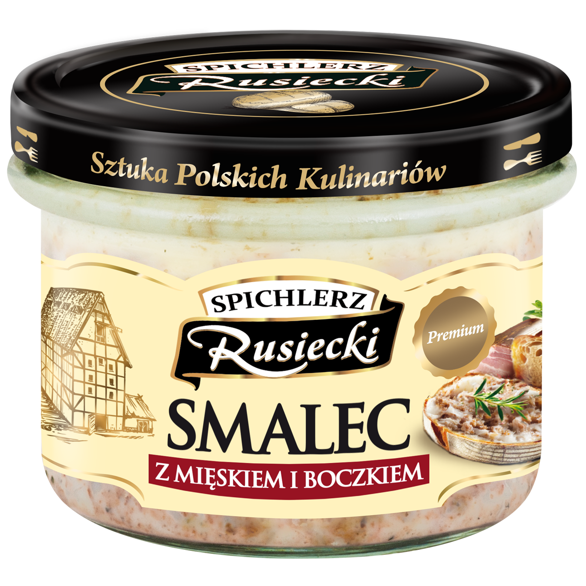 Spichlerz Rusiecki Smalec Z Mięskiem I Boczkiem 160G