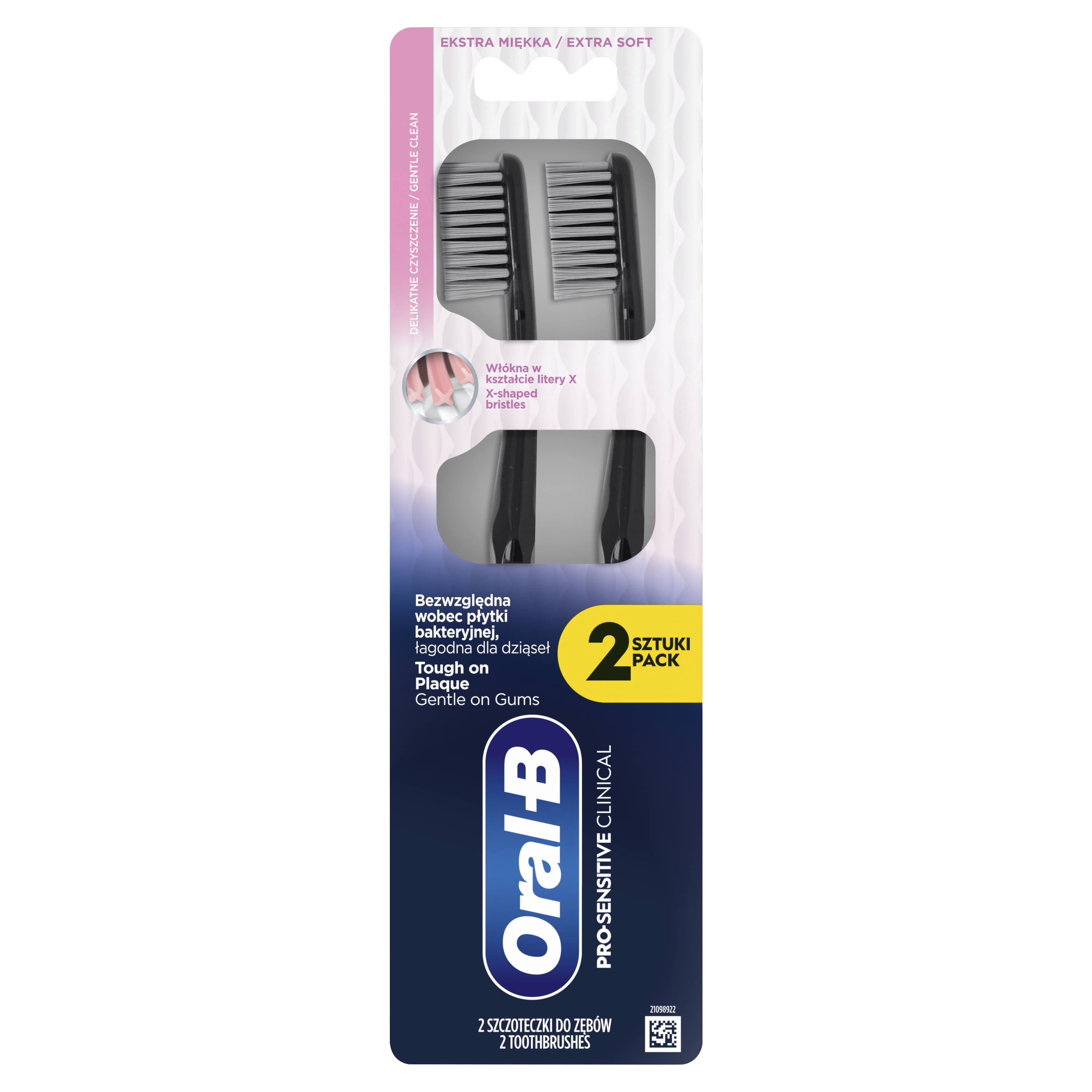 Oral-B Pro-Sensitive Clinical Szczoteczki Do Zębów 2 Szt