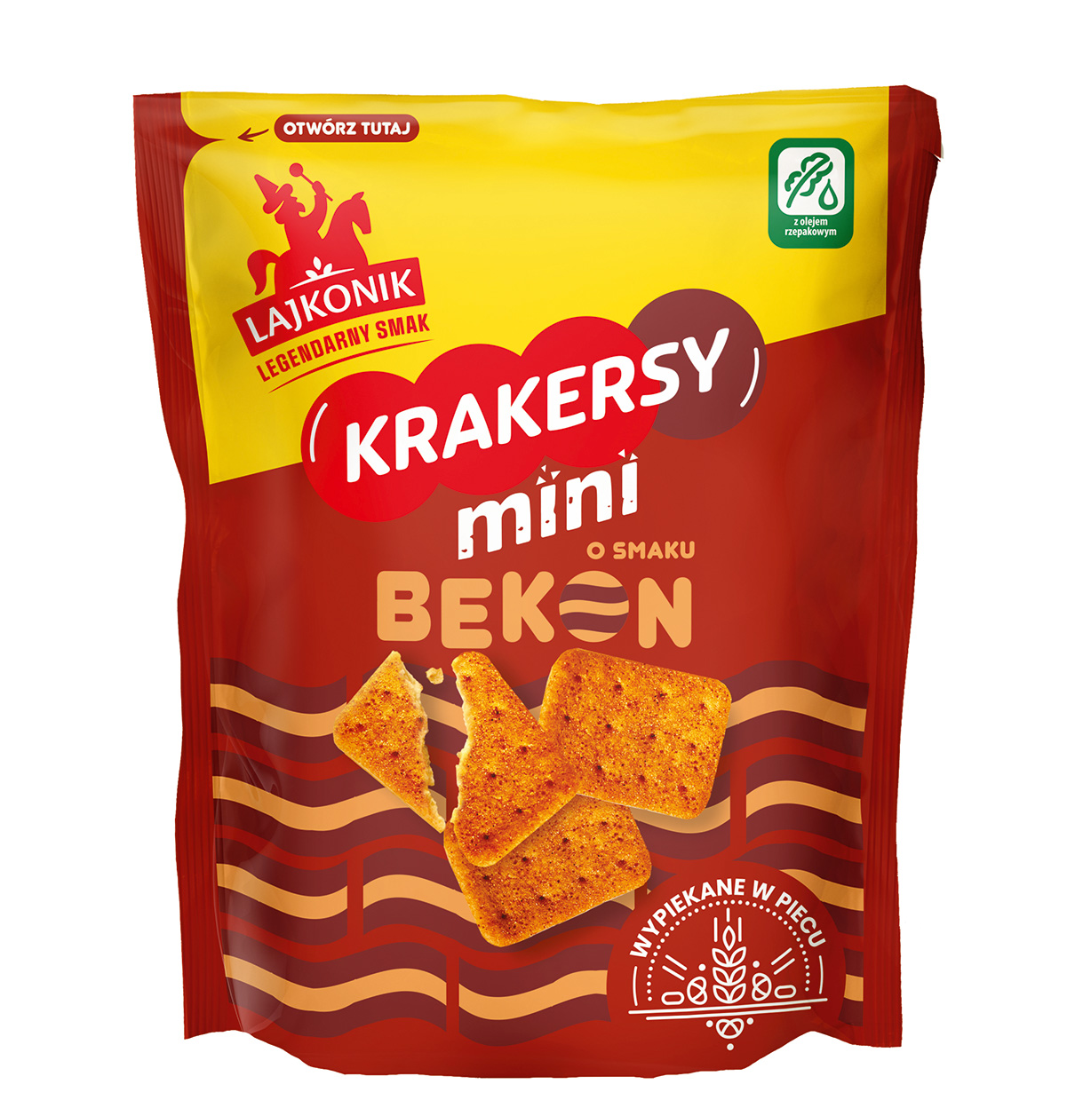 Lajkonik Mini Krakersy Bekon 100G