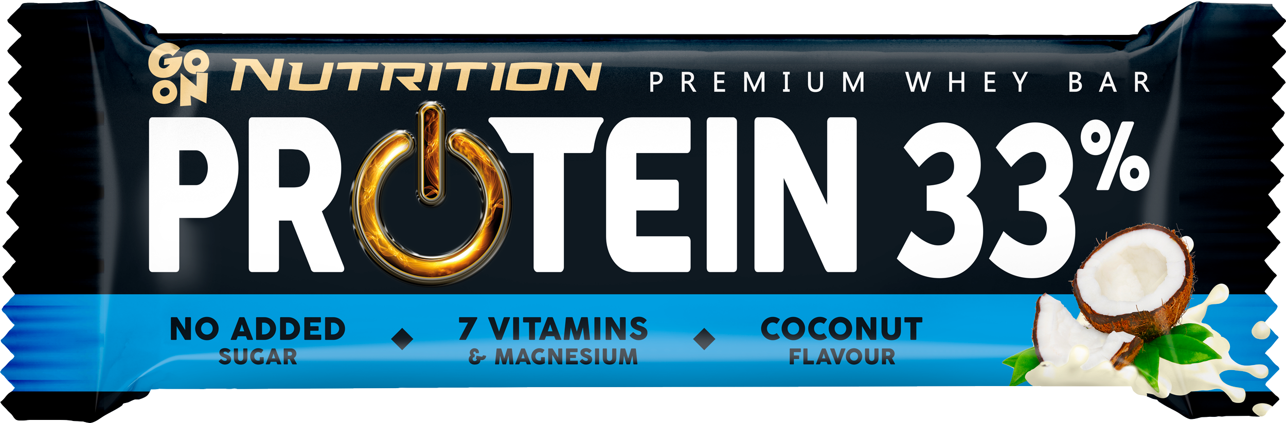 Go On Nutrition Protein Bar 33% Coconut 50G