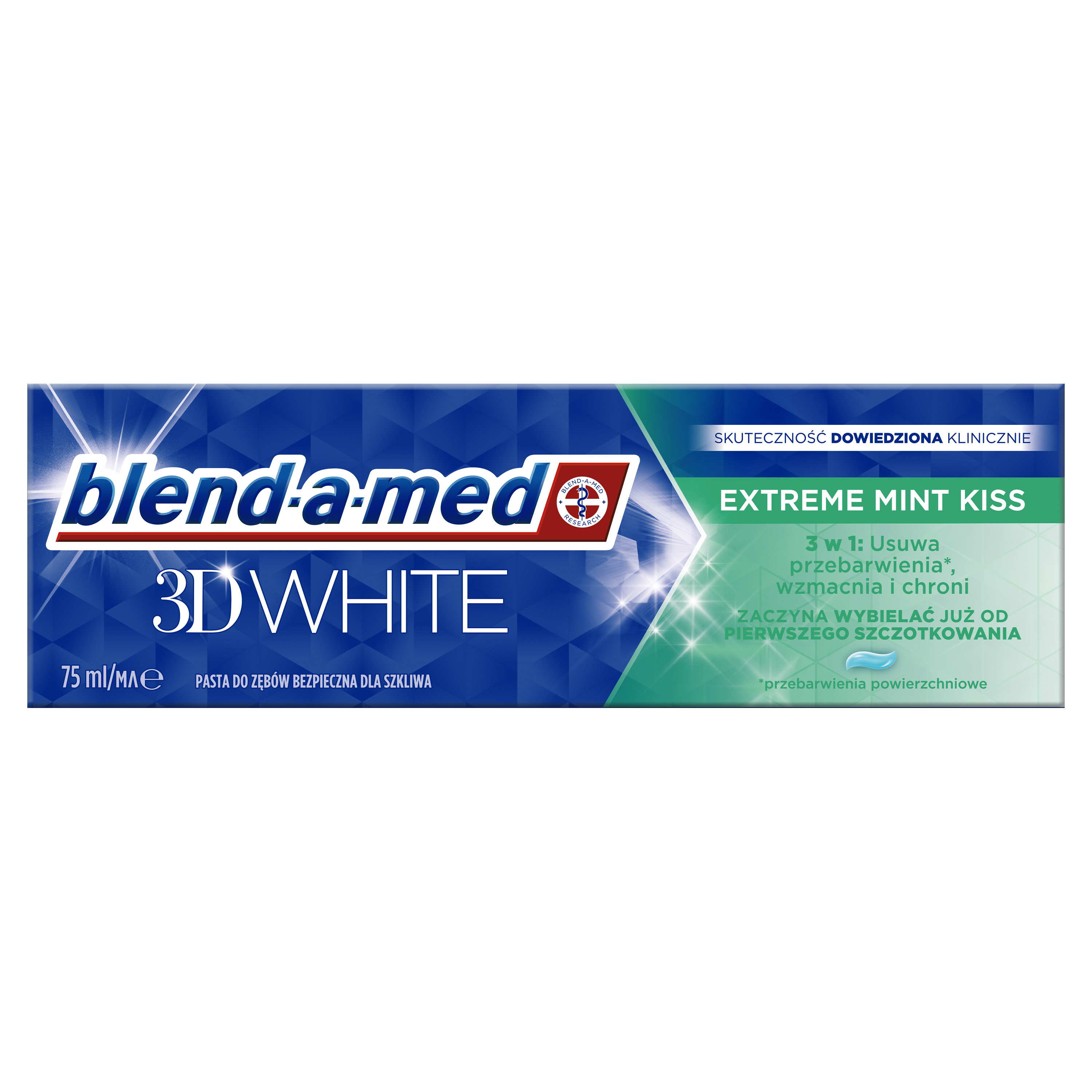 Blend-A-Med 3D White Extreme Mint Kiss Pasta Do Zębów 75 Ml