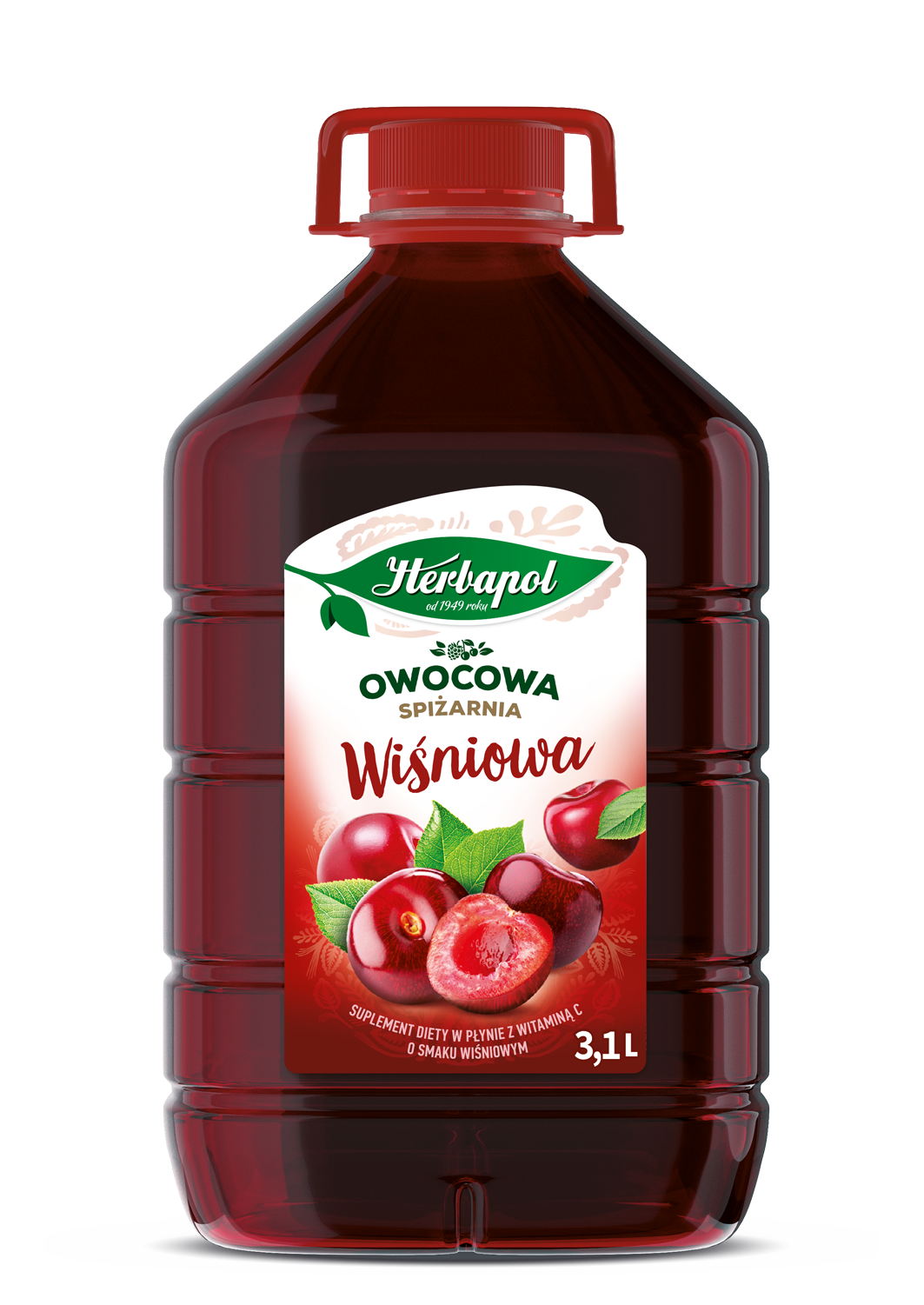Owocowa Spiżarnia Wiśniowa - Herbapol 3,1 L.
