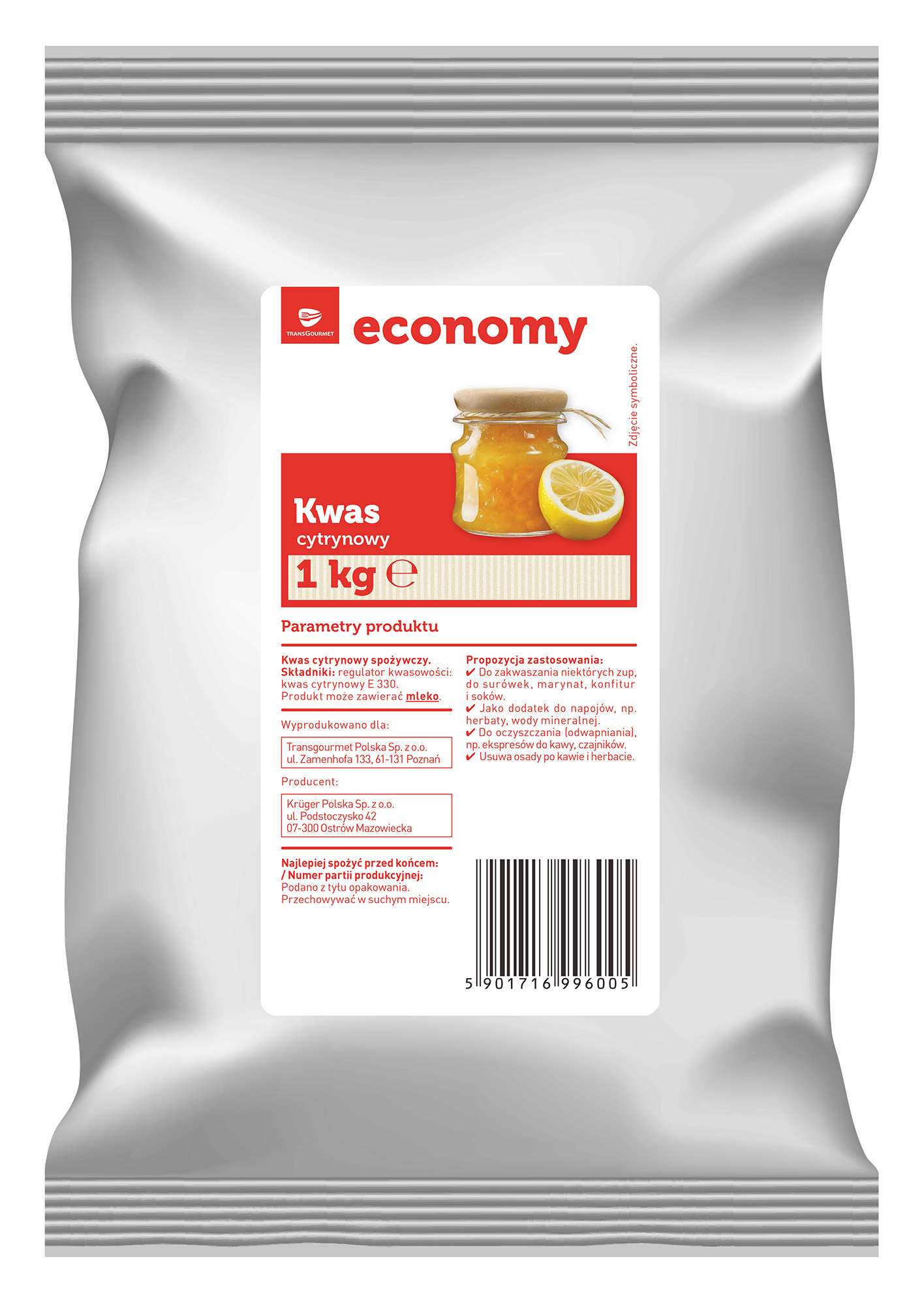 Tge Kwas Cytrynowy 1Kg