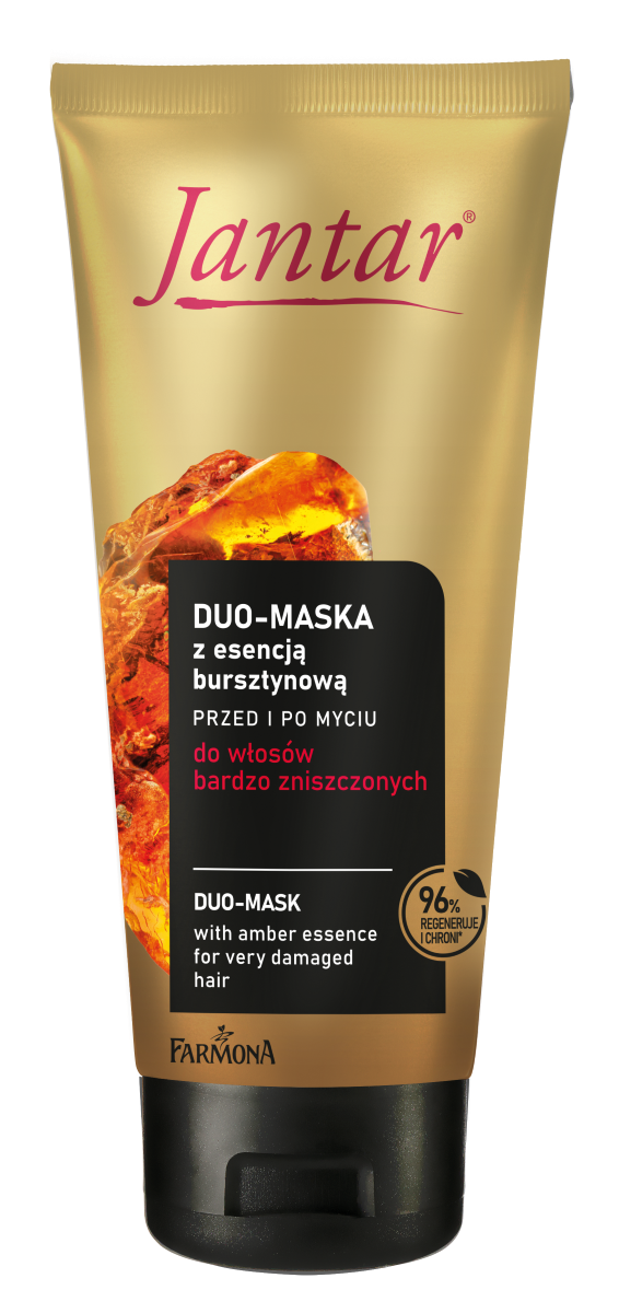 Jantar Duo-Maska Z Esencją Bursztynową Do Włosów Bardzo Zniszczonych, 200 Ml