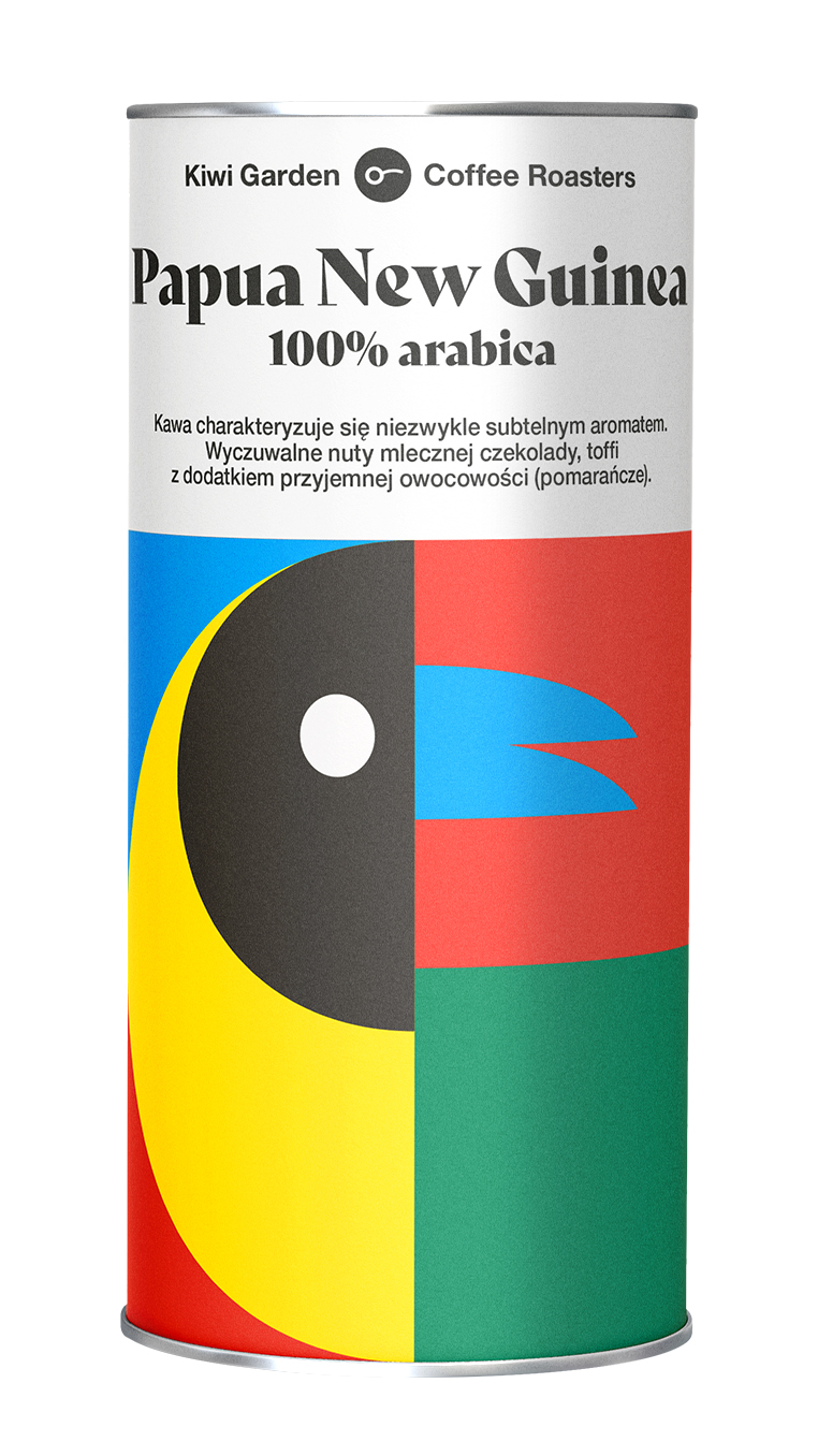Kiwi Garden Papua I Gwinea Tuba 100% Arabica Kawa Ziarnista 200G