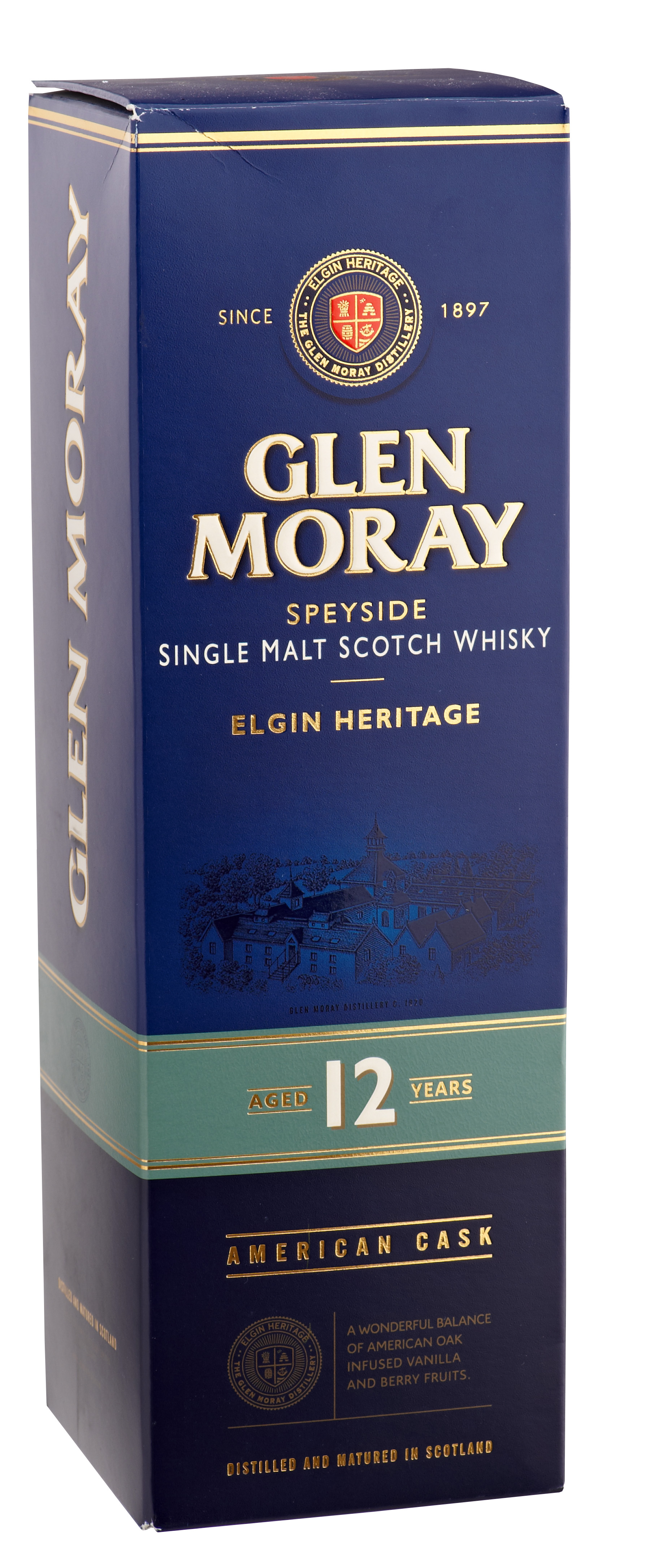 Glen Moray 12Yo Scotch Whisky 40% 0,7L Karton