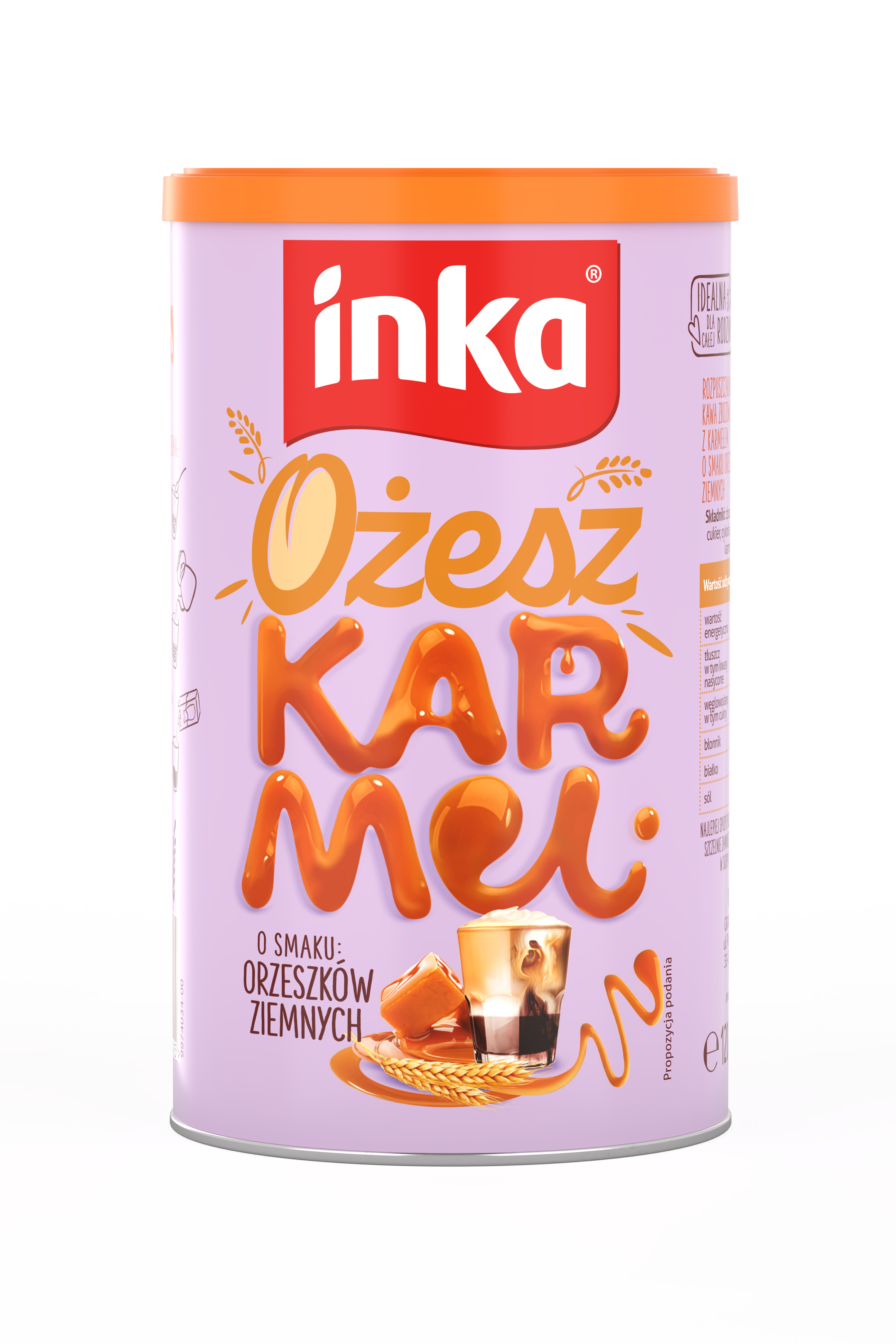 Kawa Zbożowa Inka Ożeszkarmel 120 G Puszka