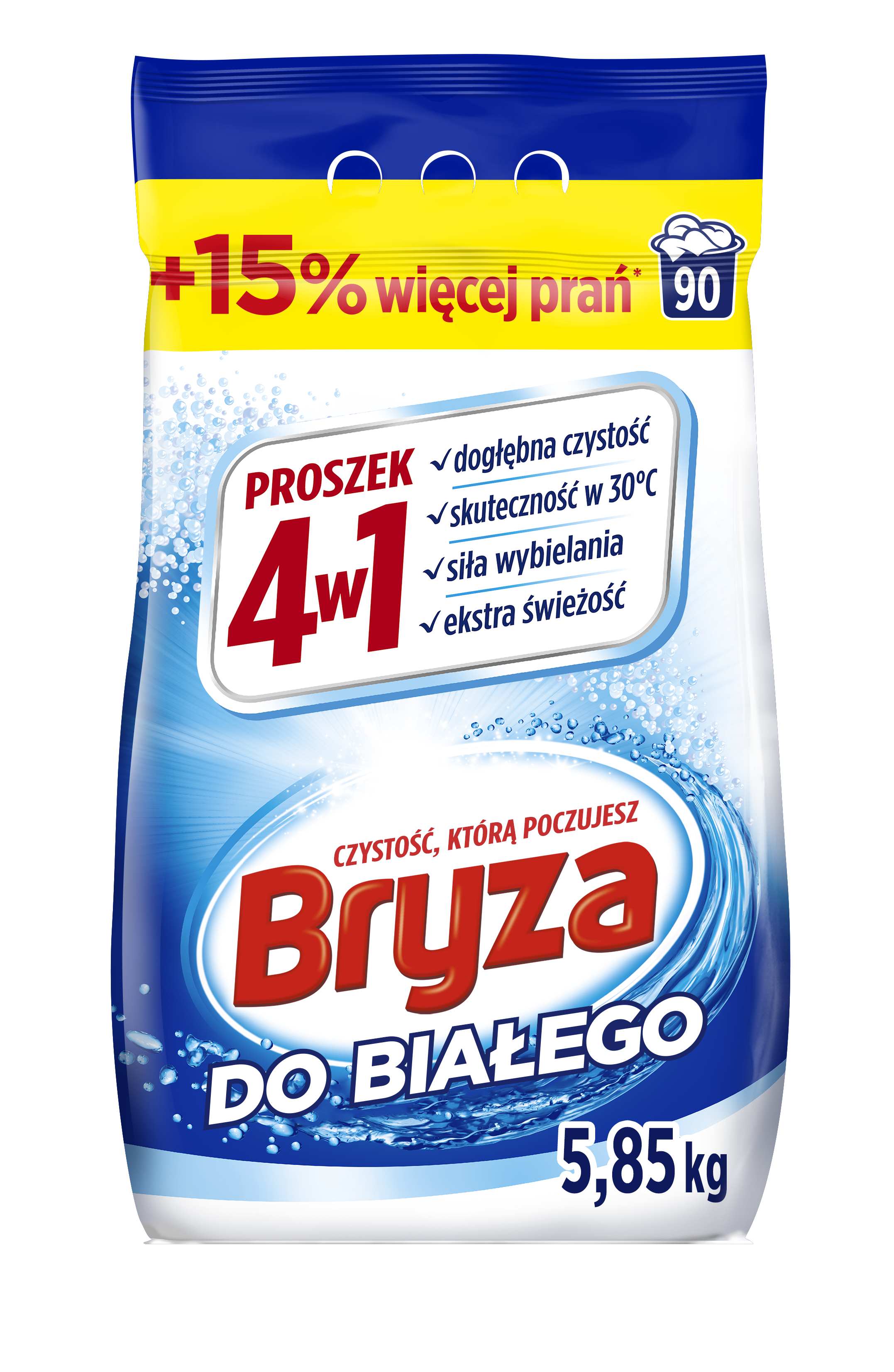 Bryza 4W1 Proszek Do Białego 5,85Kg / 90 Prań