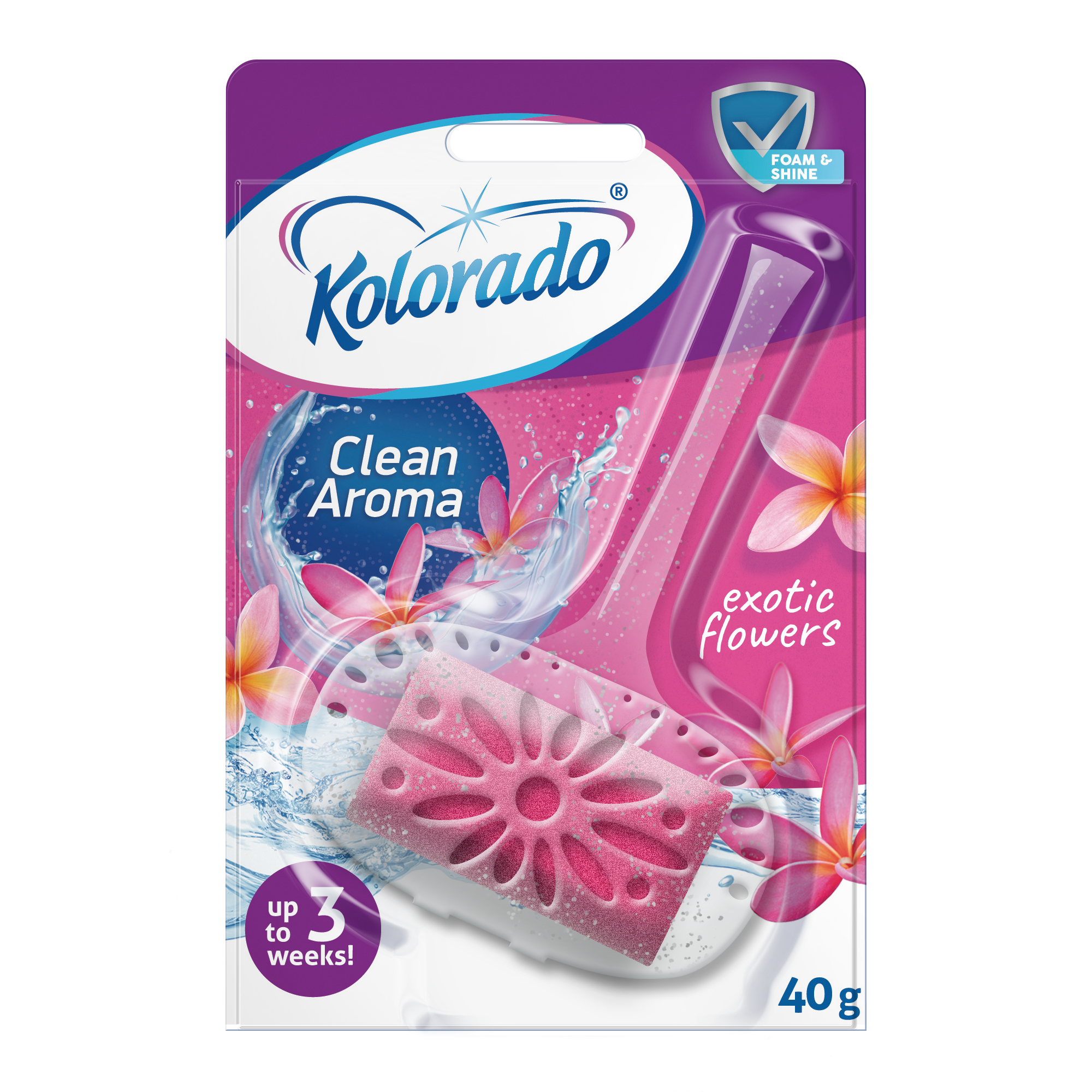 Kolorado Clean Aroma Kostka Wc Exotic Flowers 40G