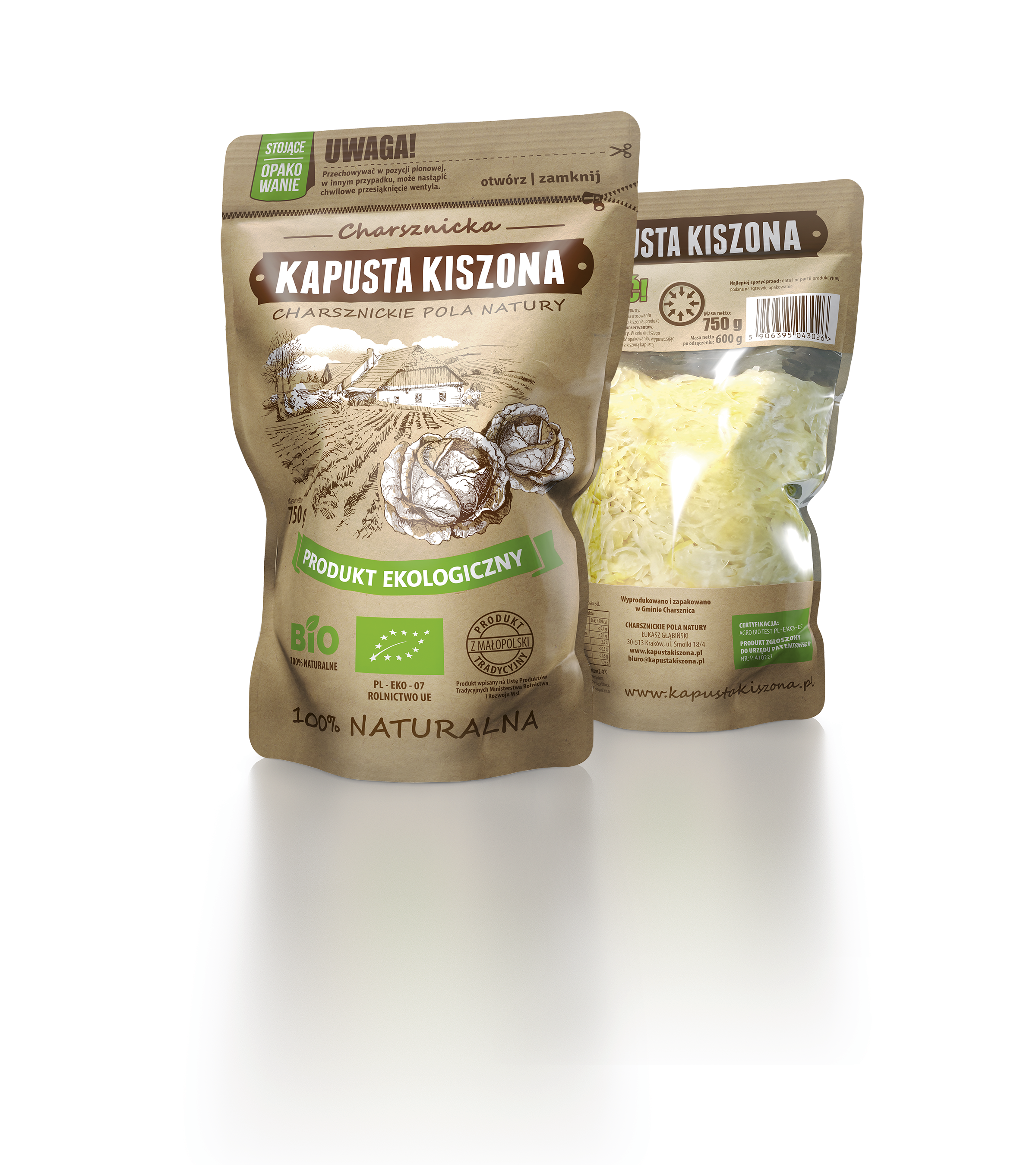 Bio Kapusta Kiszona Polska 750G