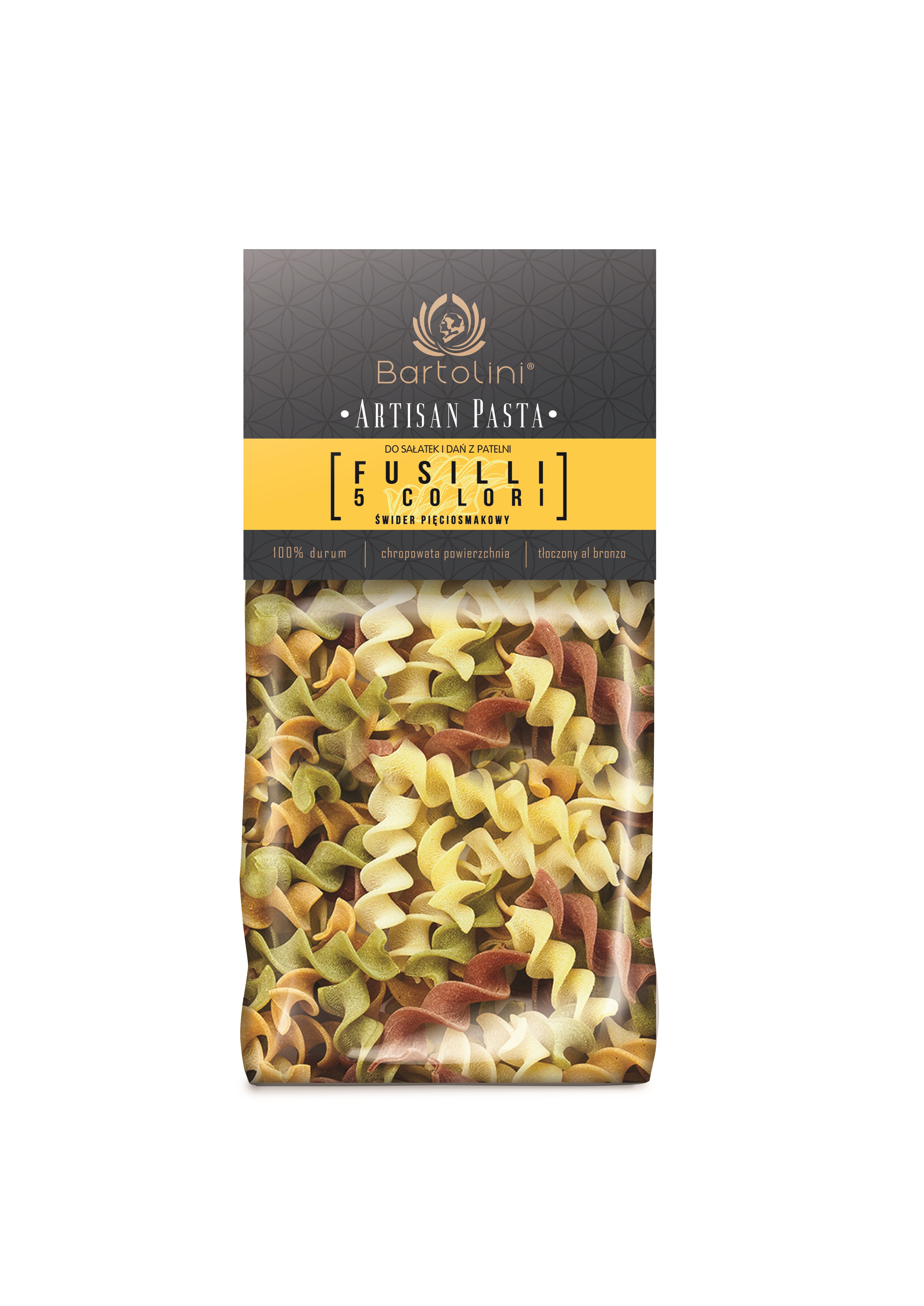 Makaron Bartolini Durum 300G Świderek Nr 3 Pięciosmakowy