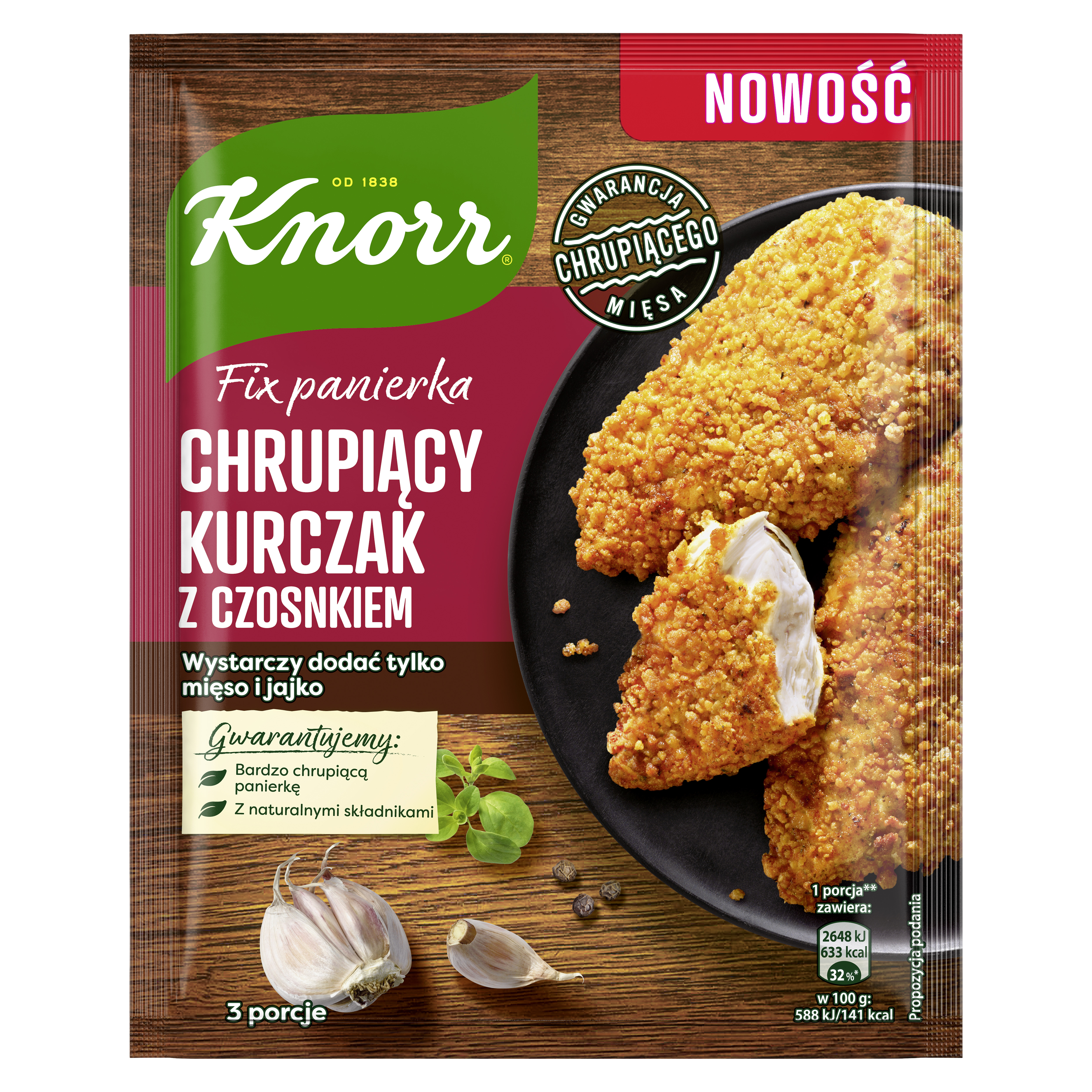 Fix Panierka Chrupiący Kurczak Z Czosnkiem 70G