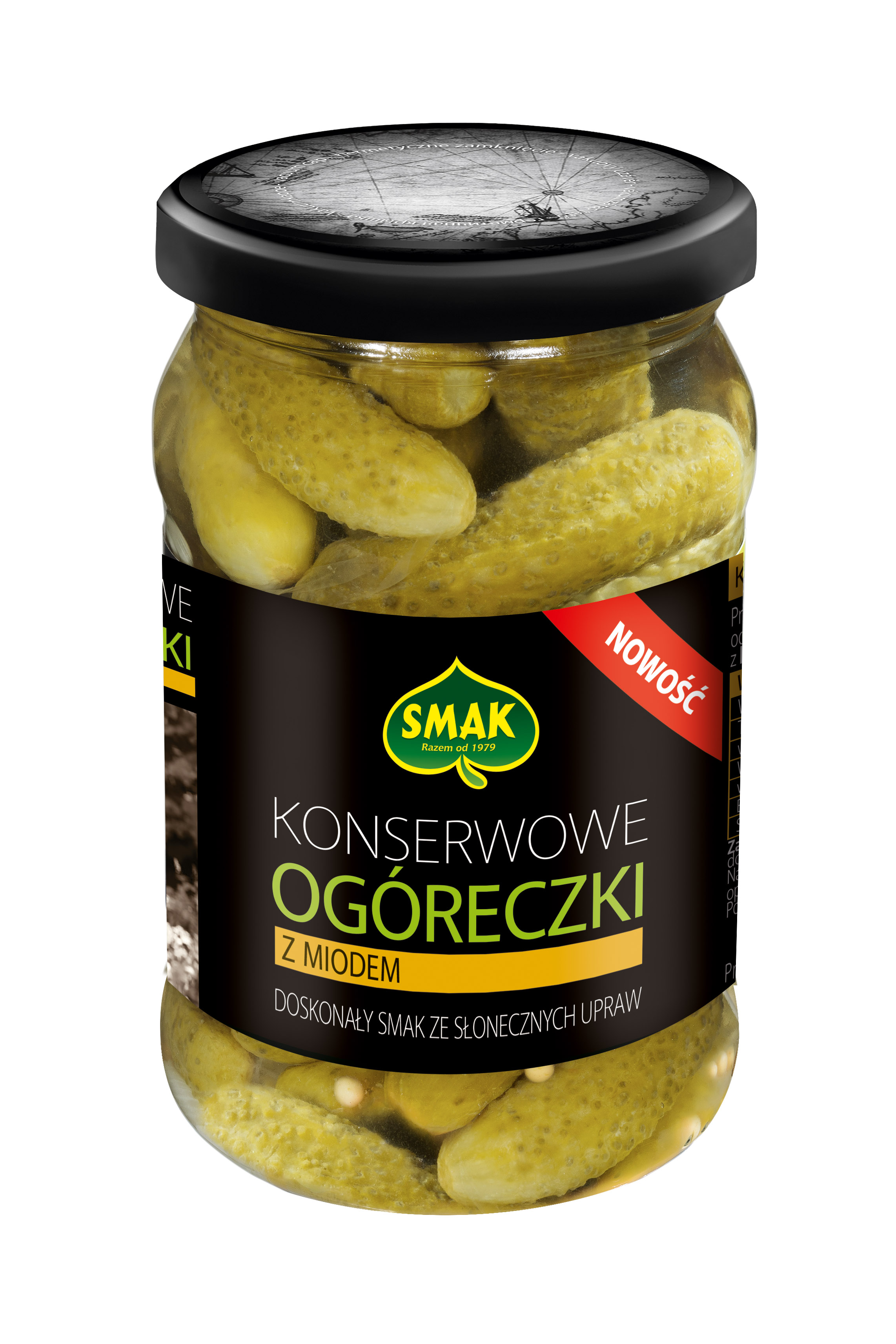 Smak Konserwowe Ogóreczki Z Miodem 300G