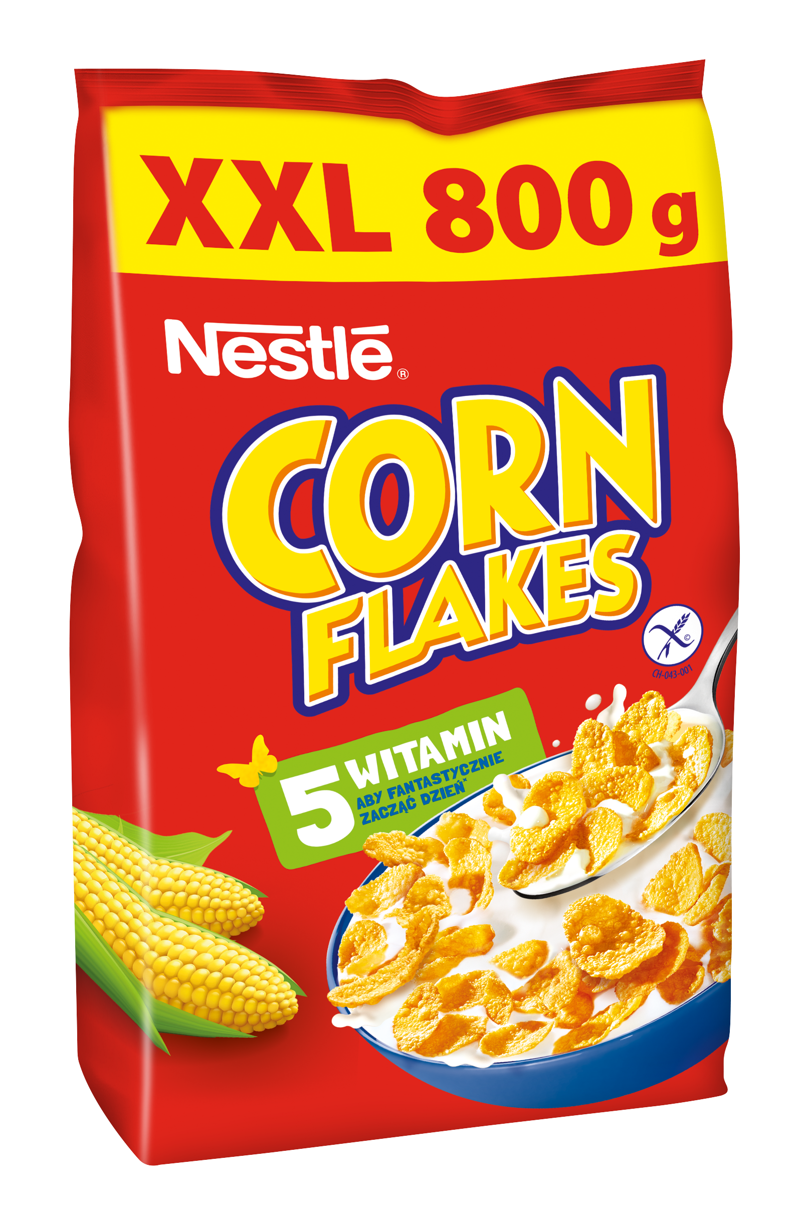 Nestle Płatki Kukurydziane Corn Flakes 800G