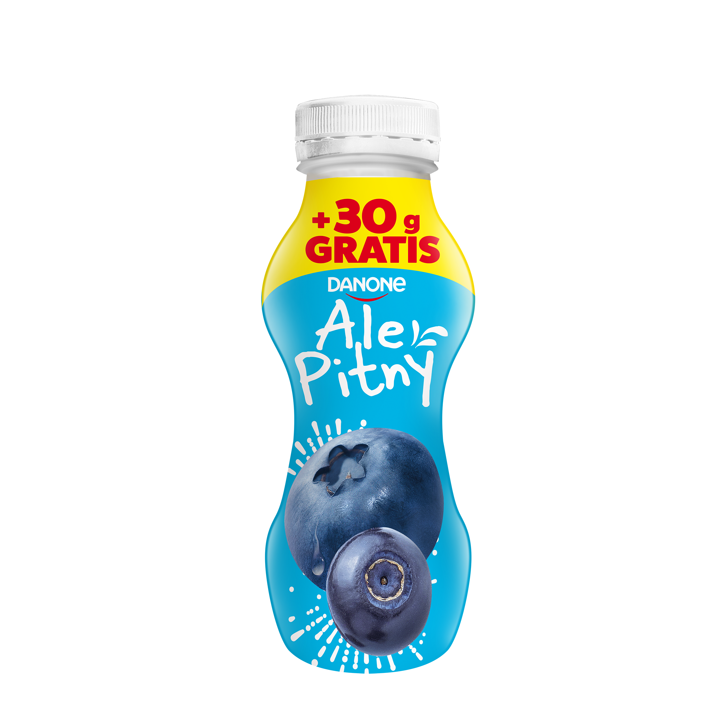 Danone Ale Pitny Jagoda - Borówka 270G + 30G