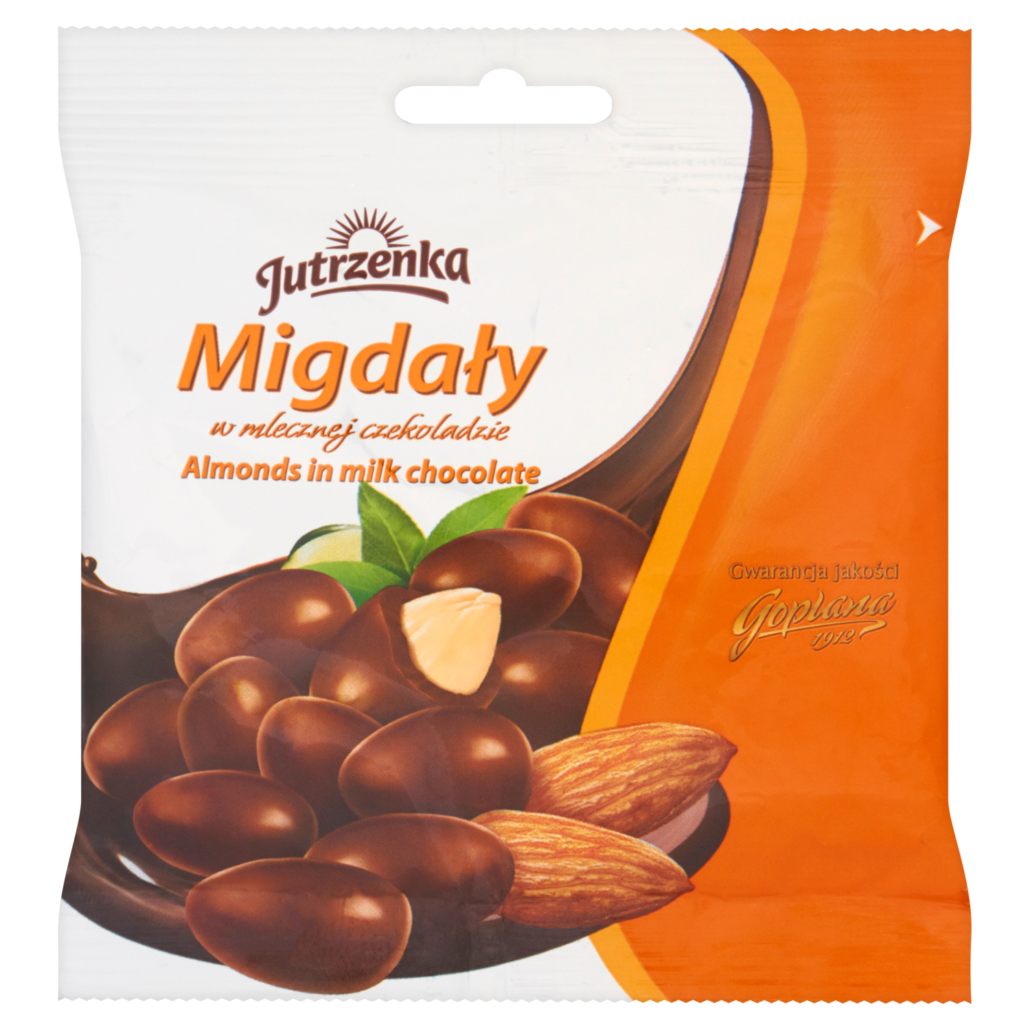 Jutrzenka Migdały W Mlecznej Czekoladzie 80 G