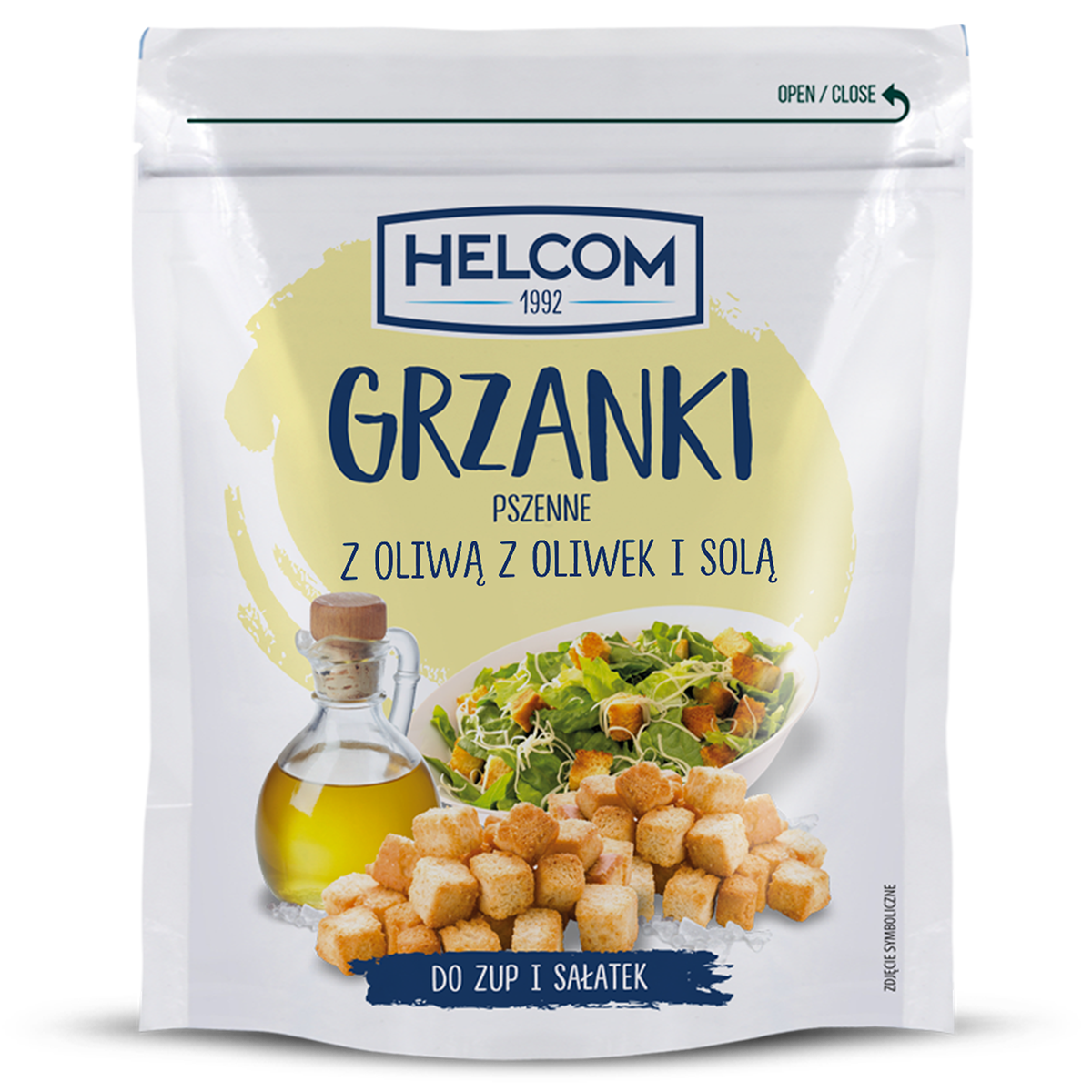 Grzanki Pszenne Z Oliwą Z Oliwek I Solą 100 G Helcom