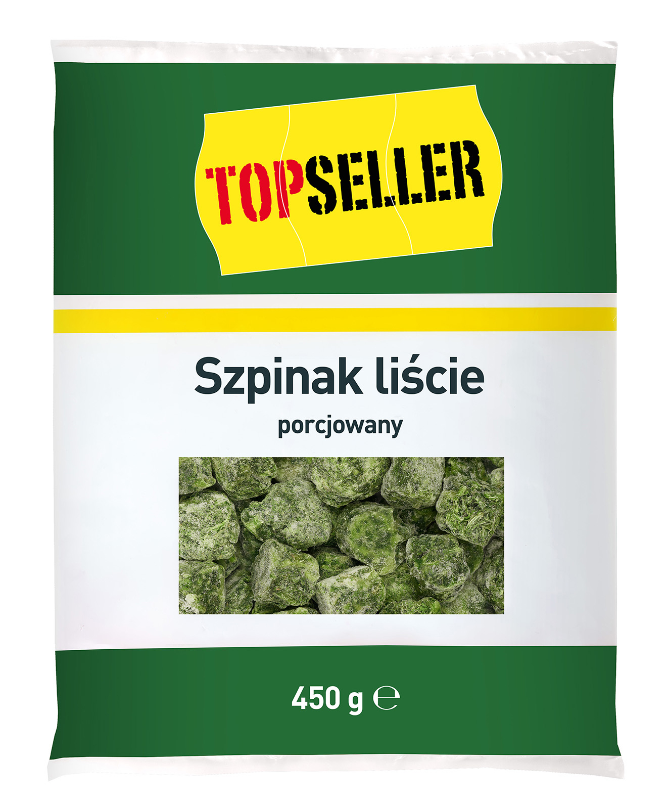 Tops Szpinak Liście Porcjowany 450 G