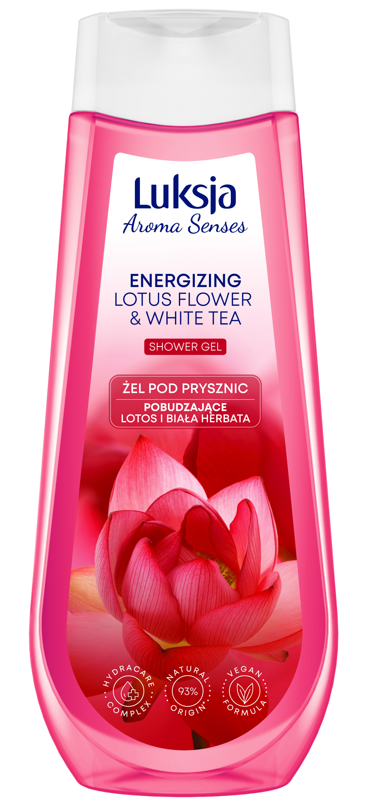 Luksja Aroma Senses Żel Pod Prysznic Lotos I Biała Herbata 500 Ml
