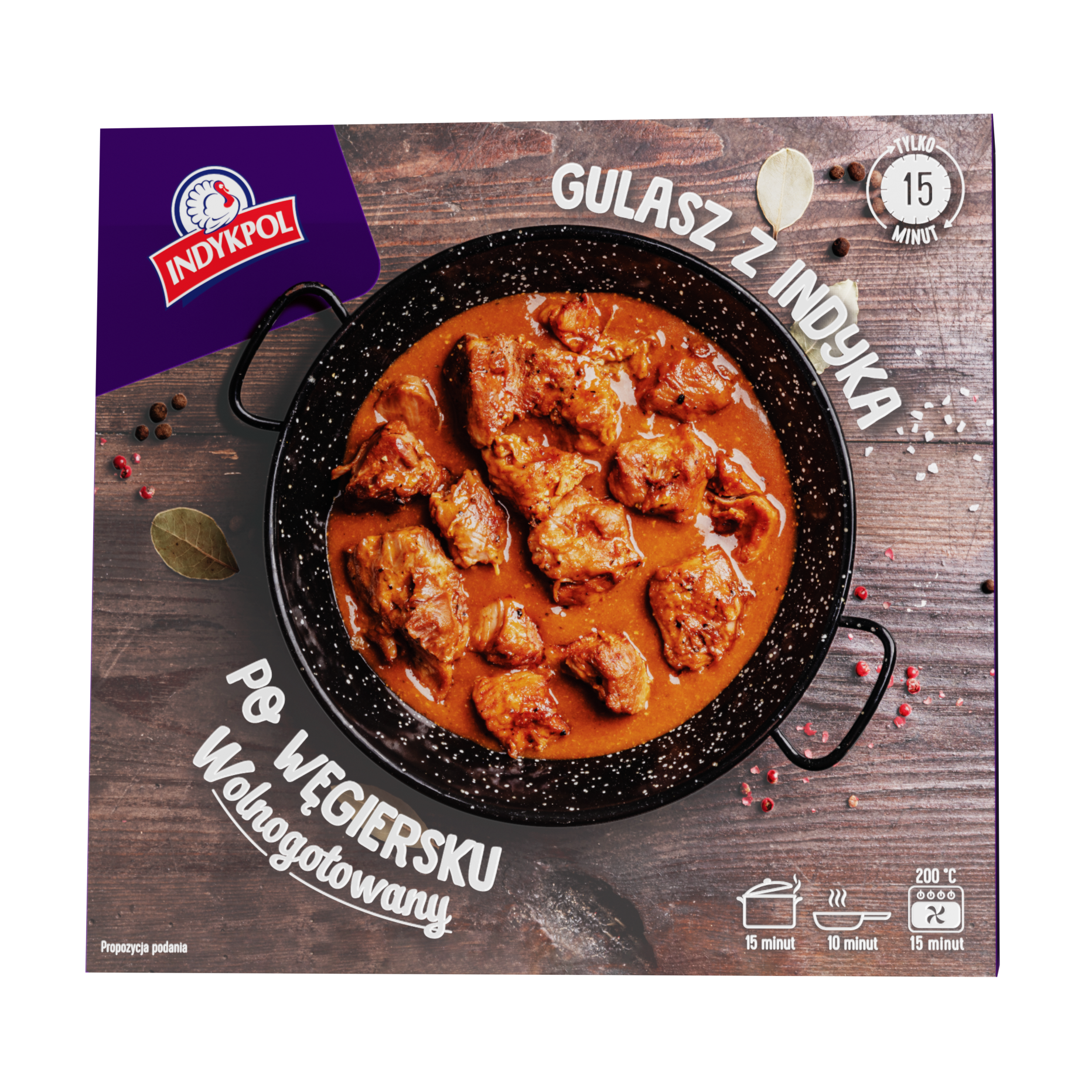Gulasz Z Indyka Po Węgiersku 0,4Kg Indykpol