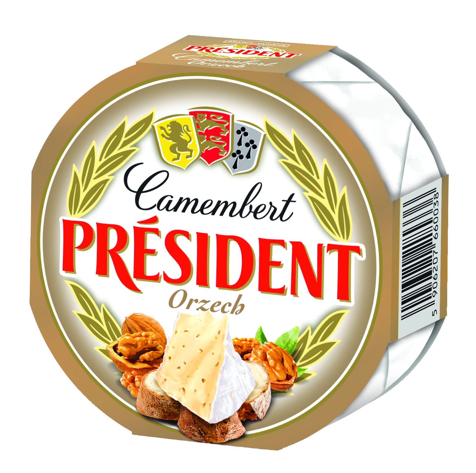 President Camembert Orzech 120 G