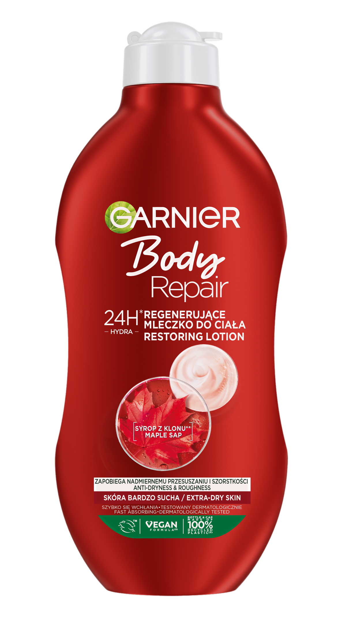 Garnier Body Intensywna Pielęgnacja Regenerujące Mleczko Do Ciała 400 Ml