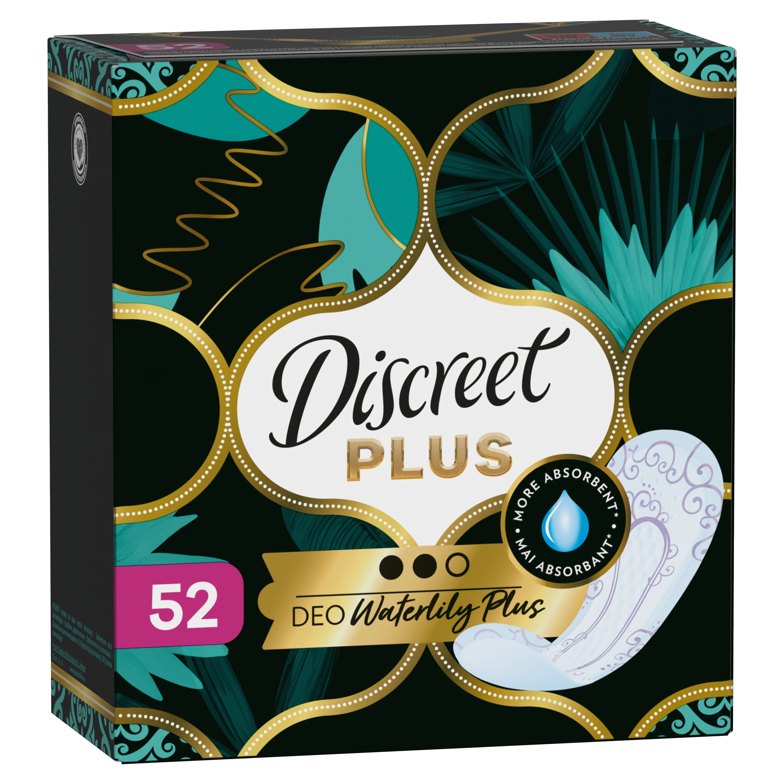 Wkładki Higieniczne Discreet Protective Waterlilly Plus