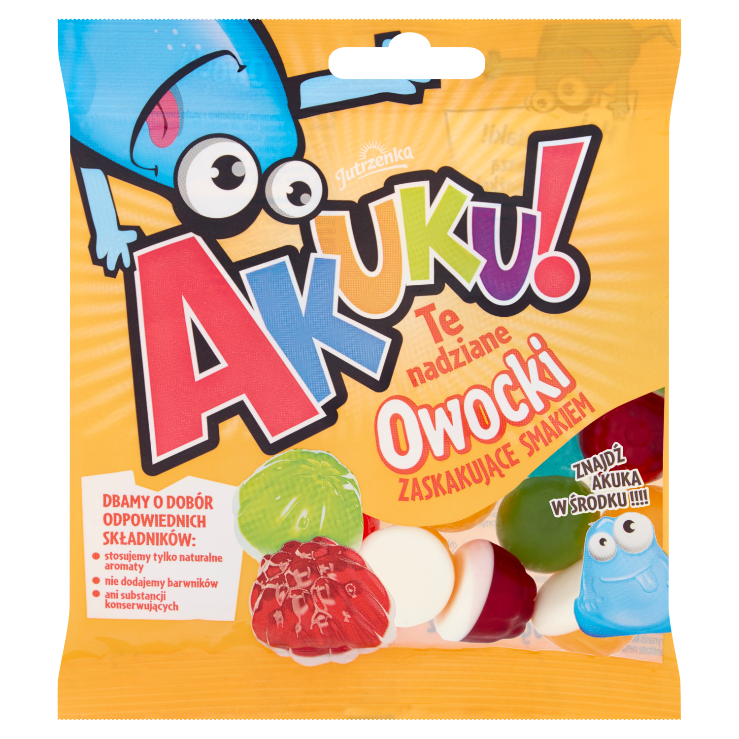 Akuku! Te Nadziane Owocki Żelki 90 G