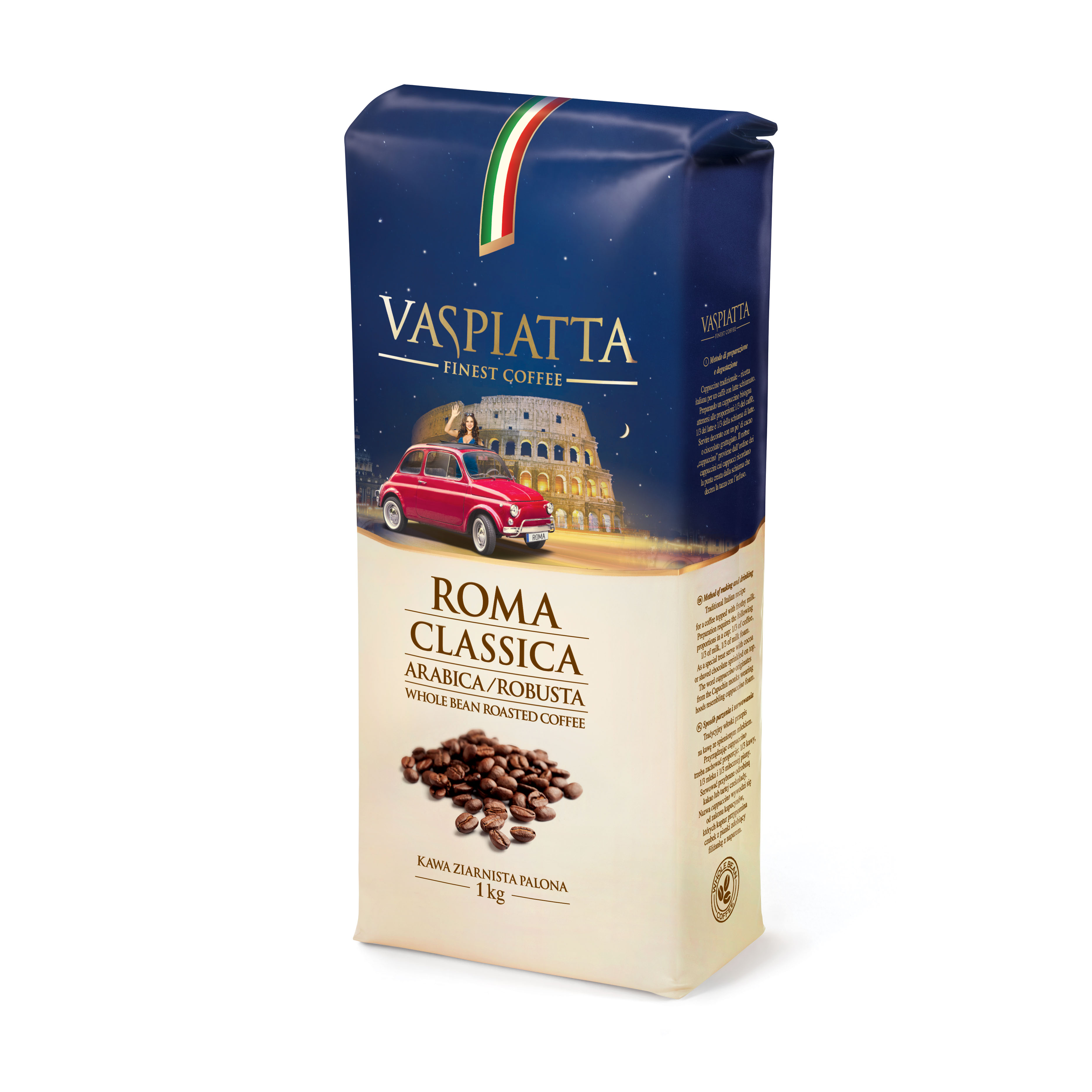 Kawa Ziarnista Vaspiatta Roma Classica 1000G