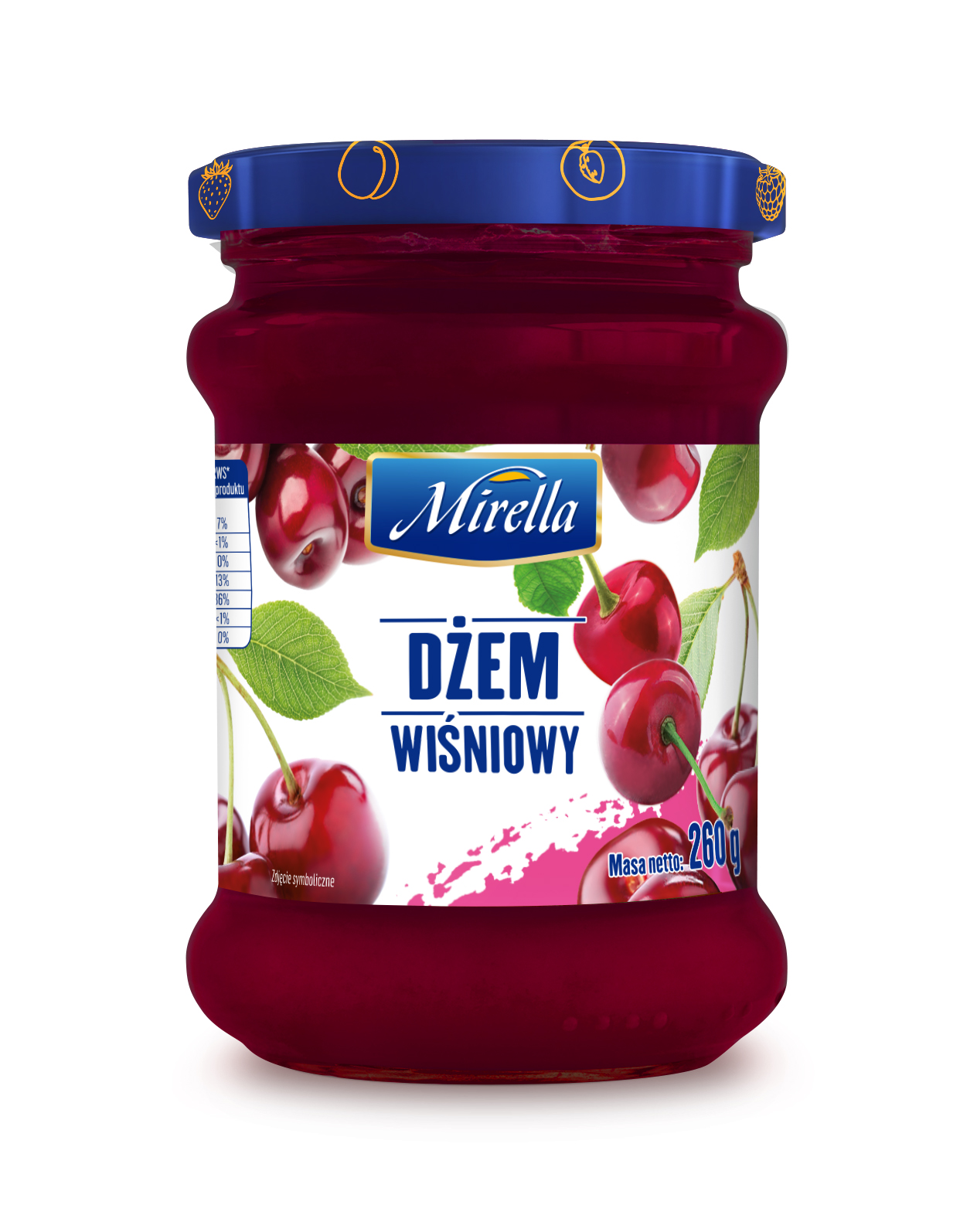 Mirella Dżem Wiśniowy 260 G