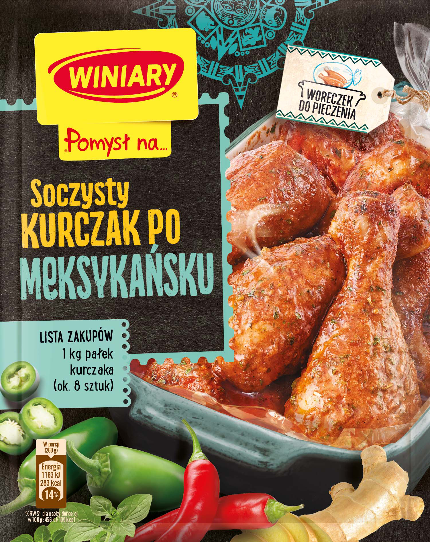 Winiary Pomysł Na... Soczysty Kurczak Po Meksykańsku 38G