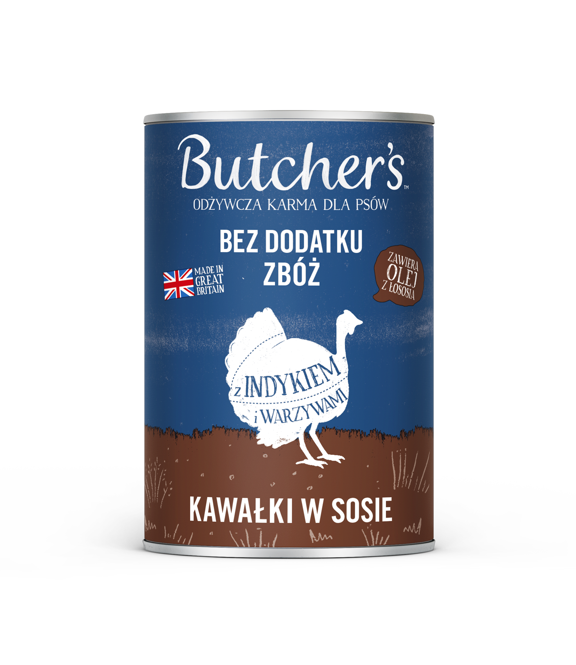 Butcher'S Original, Z Indykiem I Z Warzywami, Kawałki W Sosie, Karma Dla Psa, 400G