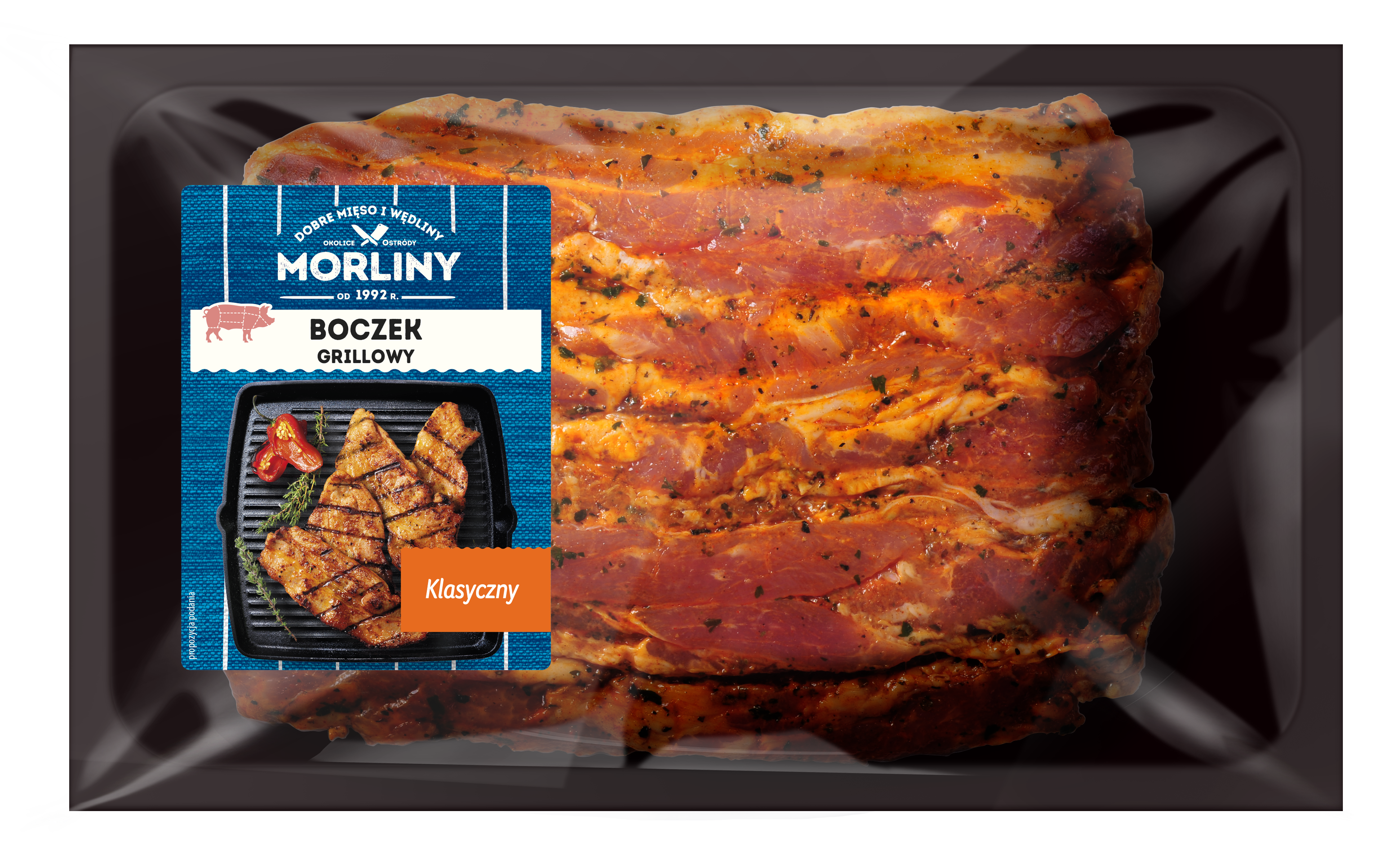 Boczek Grillowy Klasyczny Morliny 600G