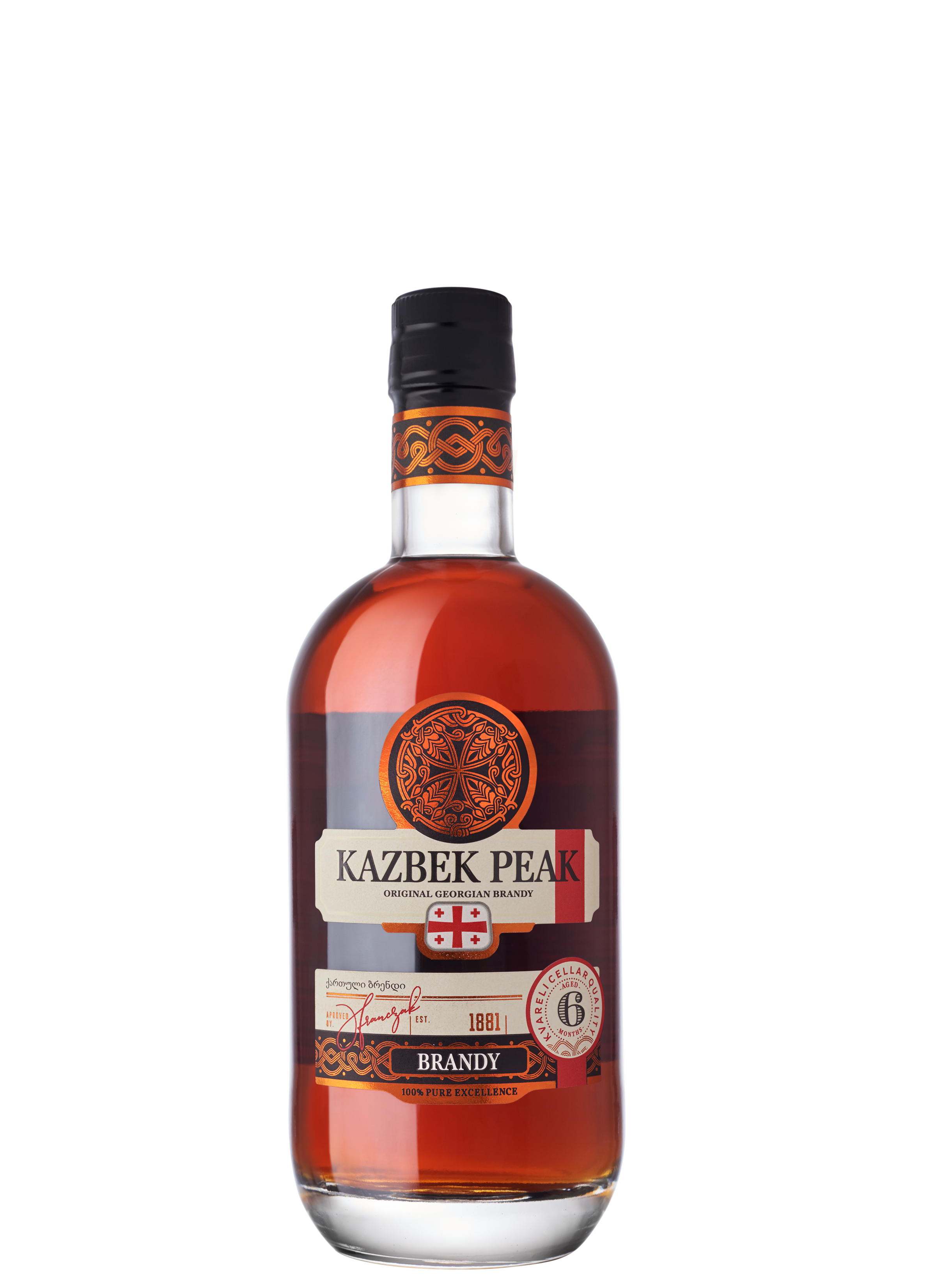 Brandy Kazbek Peak 6 36% 0,5L
