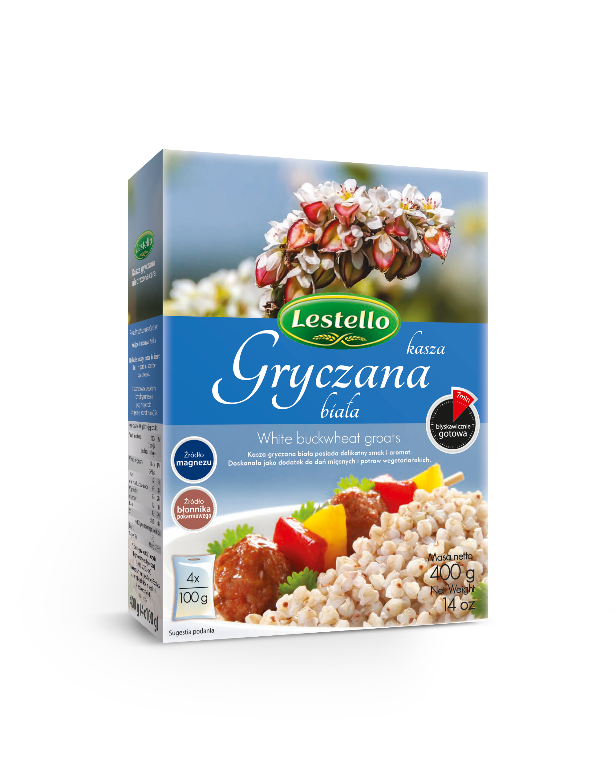Lestello Kasza Gryczana Biała 4X100G