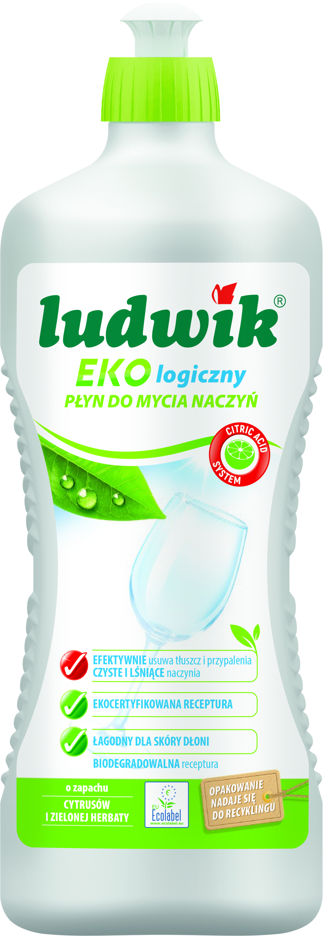 Ludwik Ekologiczny Płyn Do Mycia Naczyń 900 Ml