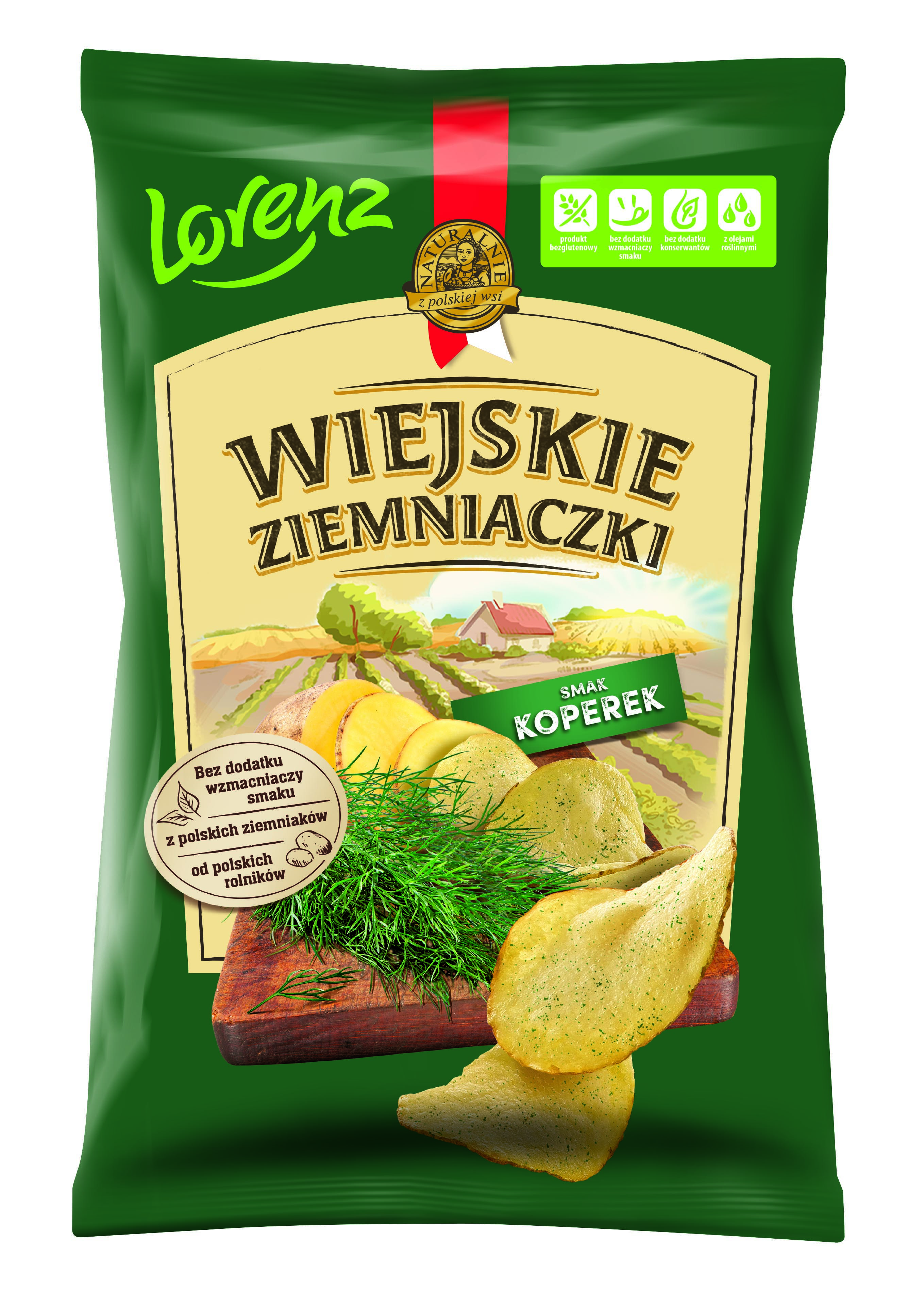 Wiejskie Ziemniaczki Koperek 130G