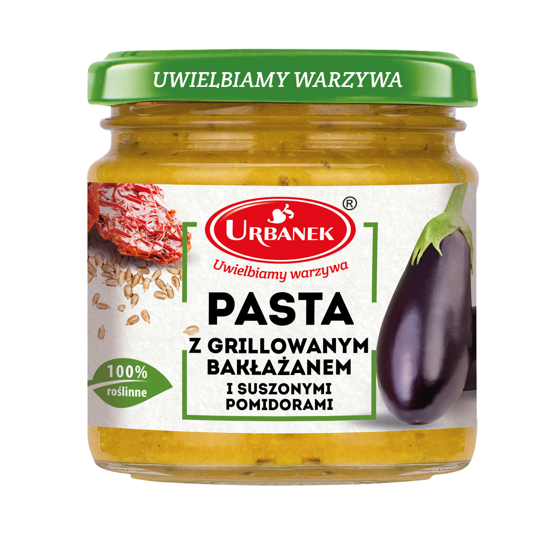 Pasta Z Grillowanym Bakłażanem I Suszonymi Pomidorami 180G Urbanek