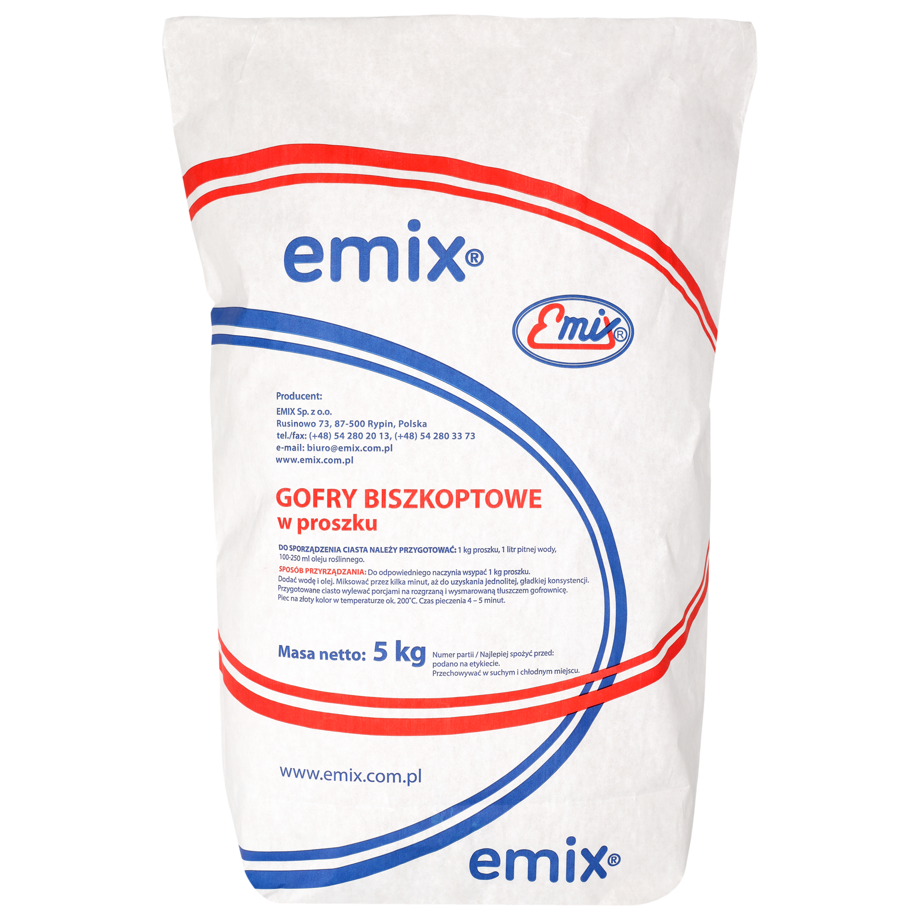 Gofry Biszkoptowe Emix 5Kg