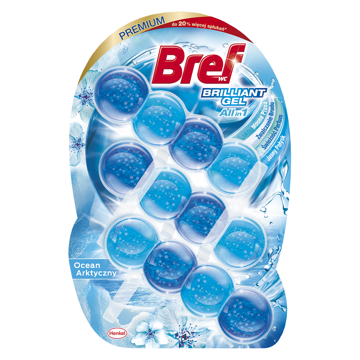 Bref Brilliant Gel Ocean Arktyczny 3X42G