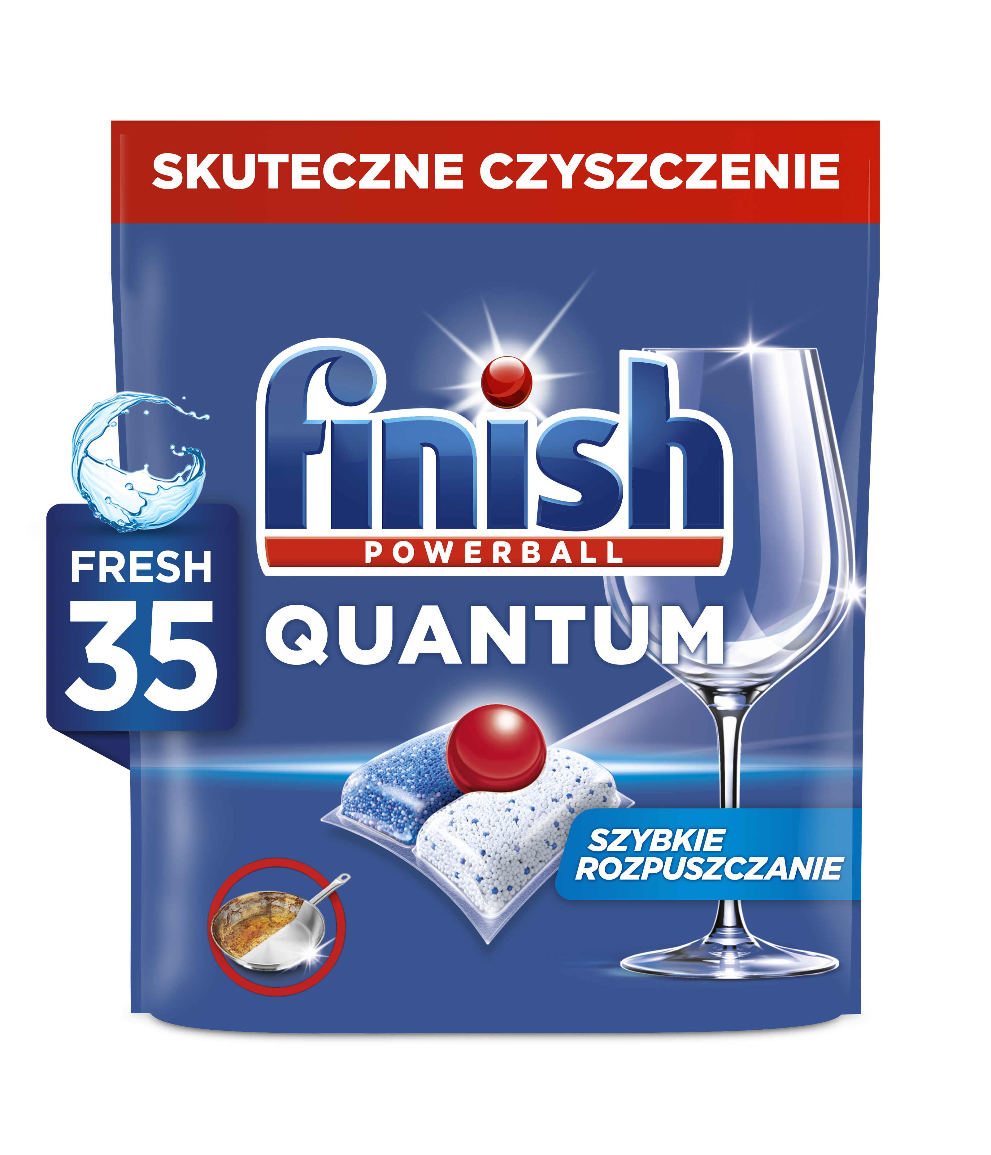 Finish Tabletki Do Zmywarki Quantum All-In-1 35 Fresh