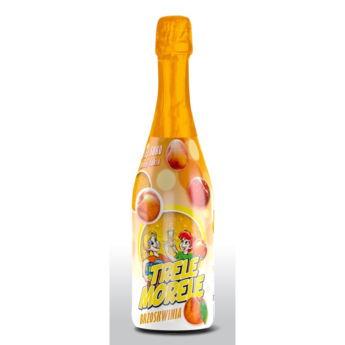 Trele Morele 0,75L - Smak Brzoskwiniowy