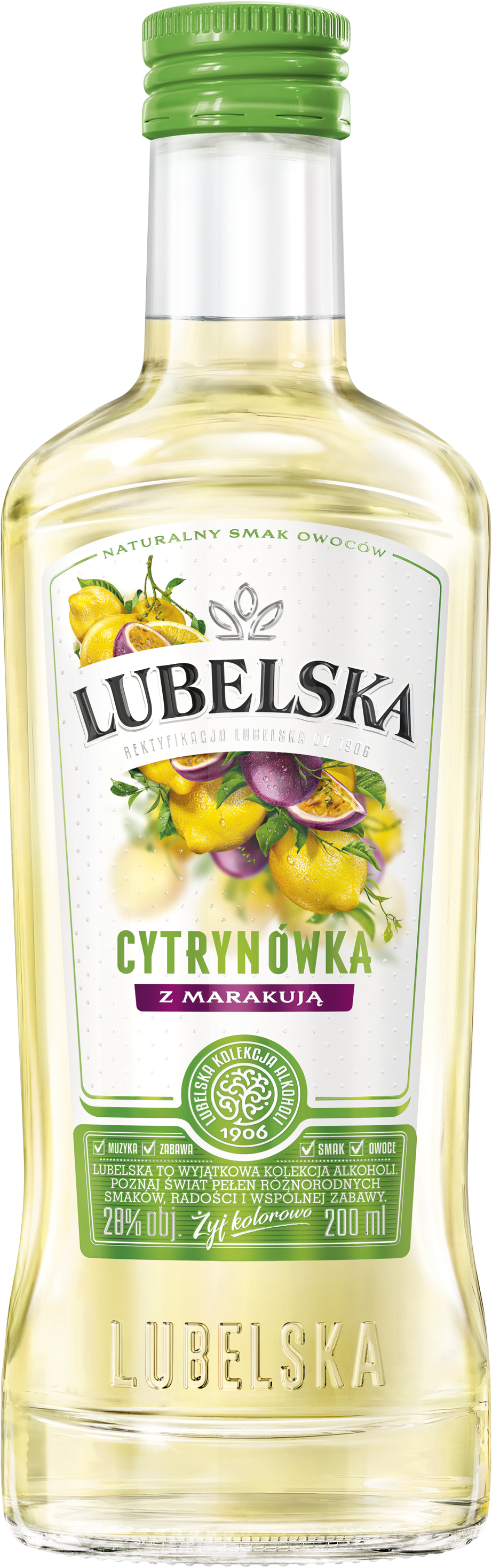 Lubelska Cytrynówka Z Marakują 28 % 200 Ml