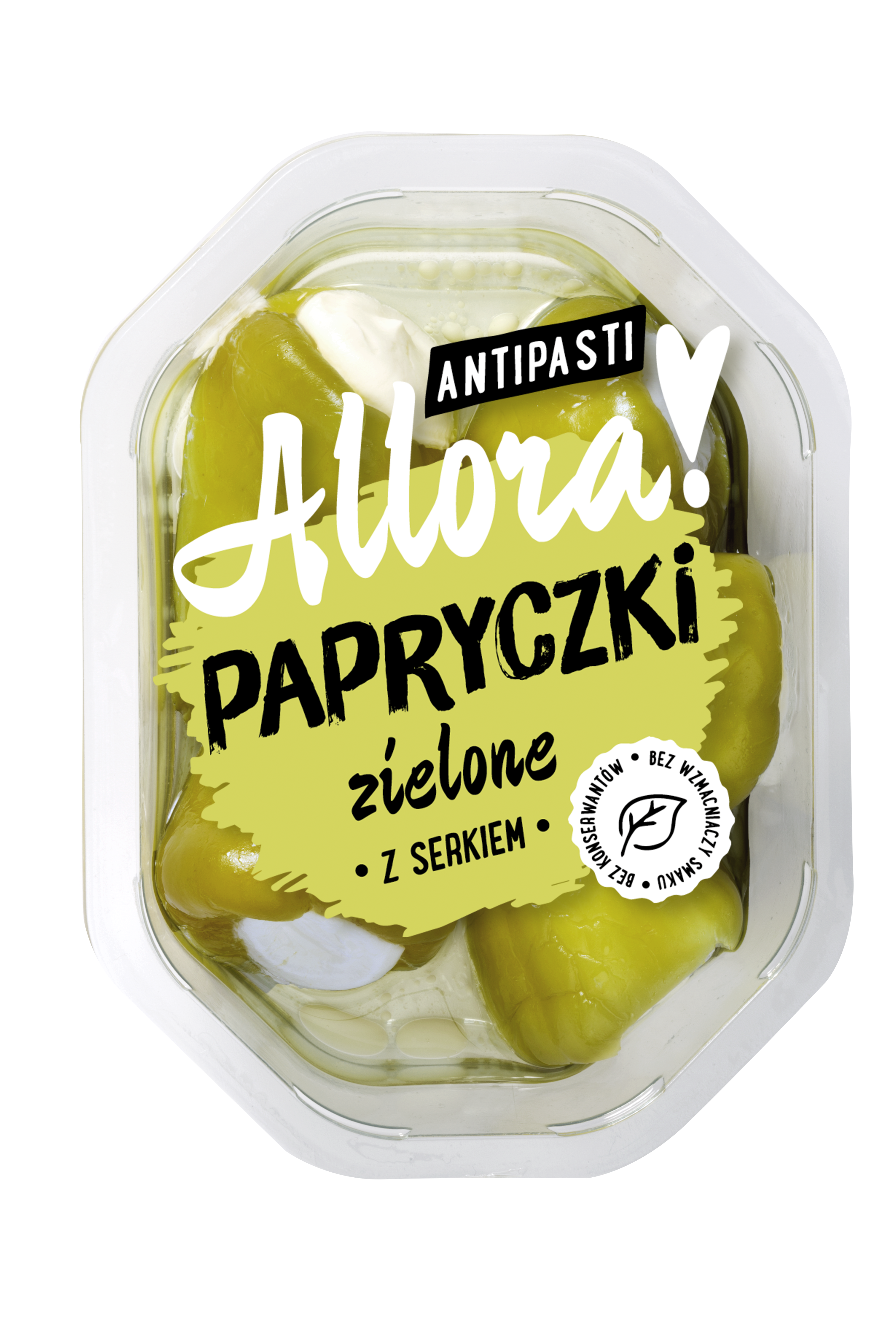 Allora Papryczki Zielone Z Serkiem 150G